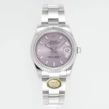 Rolex DateJust 31 278274 ARF 1:1 Best Edition 904L Steel Pink Dial on SS Oyster Bracelet ETA2688