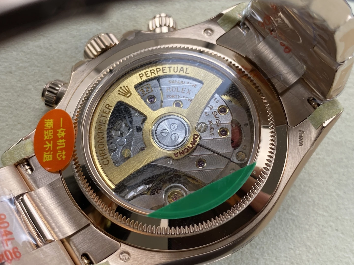 Rolex Daytona Le Mans CBF 1:1 Best Edition on RG Brcelet 4132 210g 31 163664198faf62b AMO Watch