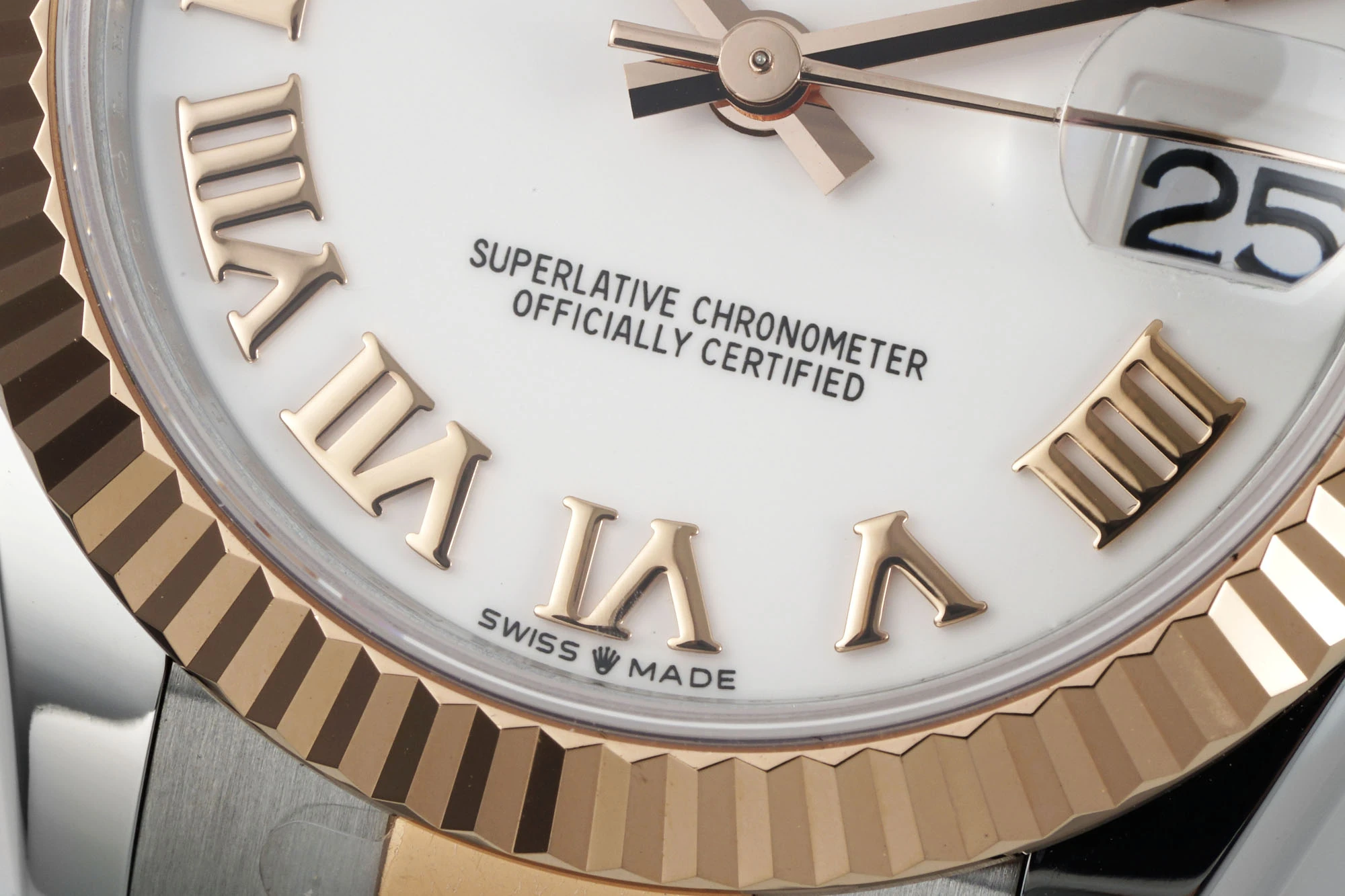 Rolex DateJust 31 278271 ARF 1:1 Best Edition 904L Steel White Roman Dial on SS/RG Oyster Bracelet 20 18c43a0434d2faf AMO Watch