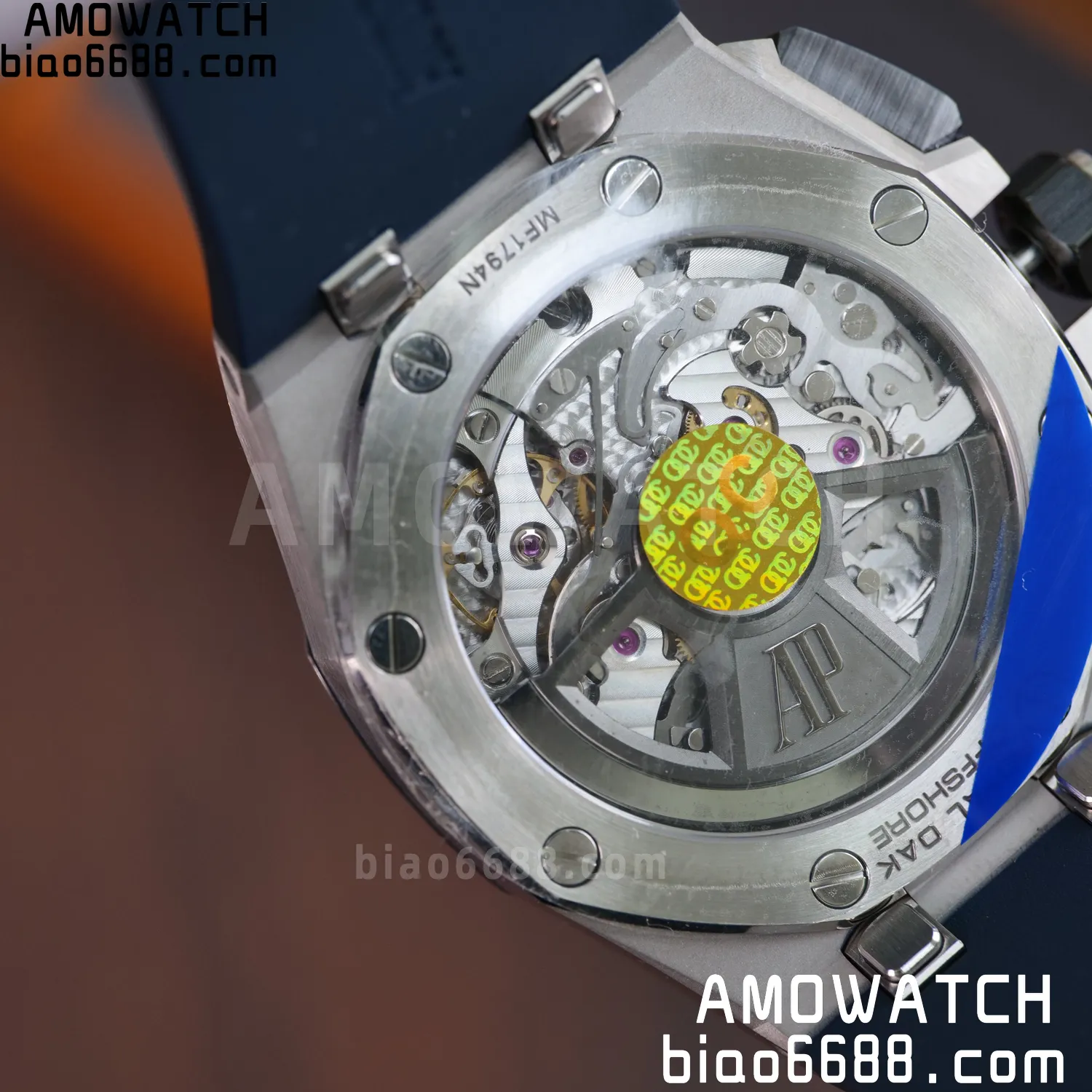 AP Royal Oak Offshore 43mm 26420 SS APSF 1:1 Best Edition Blue Dial on Rubber Strap Super Clone 4401 V2 (Free Sprung) 77 19db25a1f1e78a2 AMO Watch