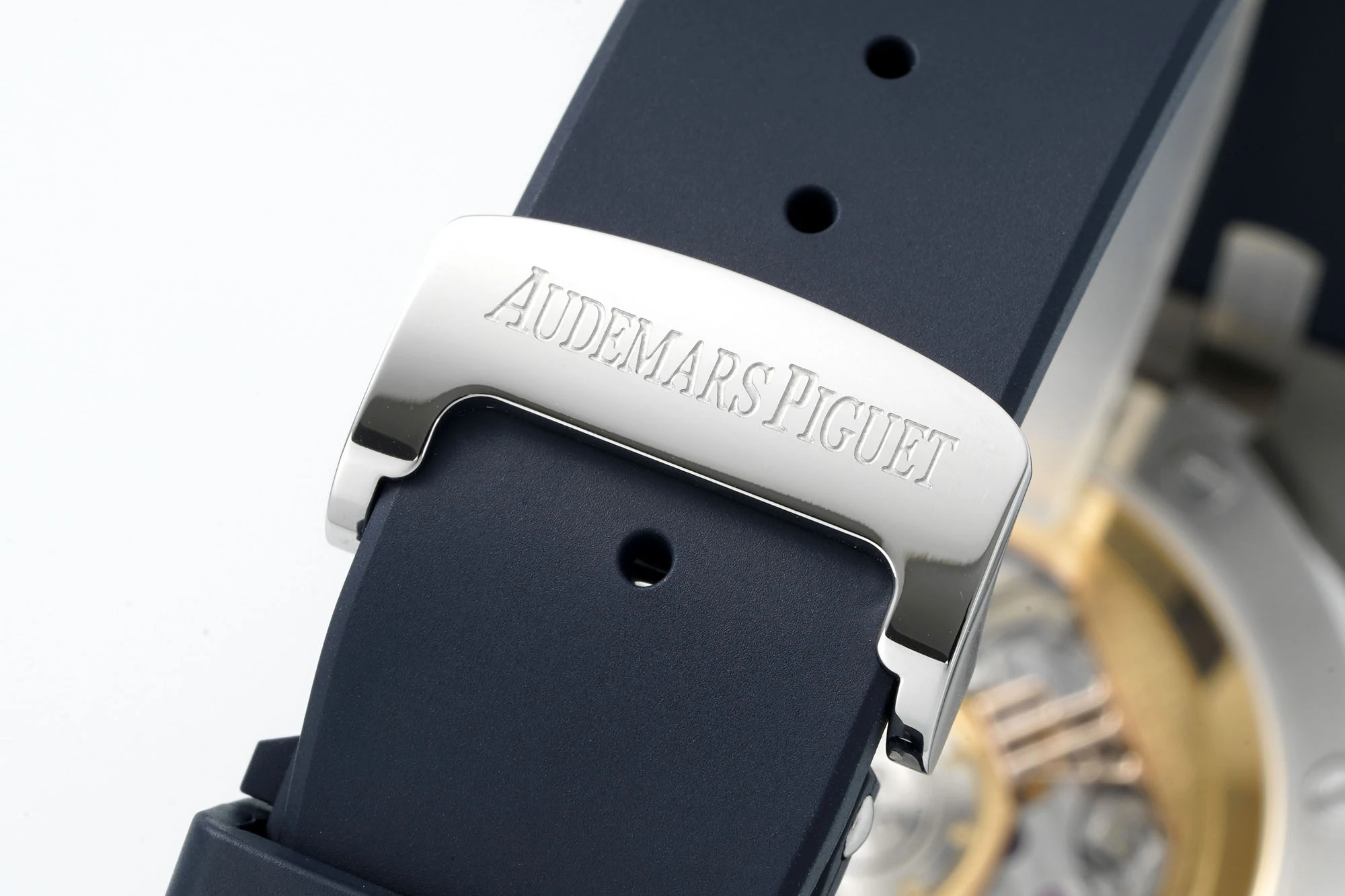 AP Royal Oak Chrono 26240 SS DDF 1:1 Best Edition Blue Dial on Blue Rubber Strap DD4401 Super Clone 27 1a0fcbe3ac1161e AMO Watch