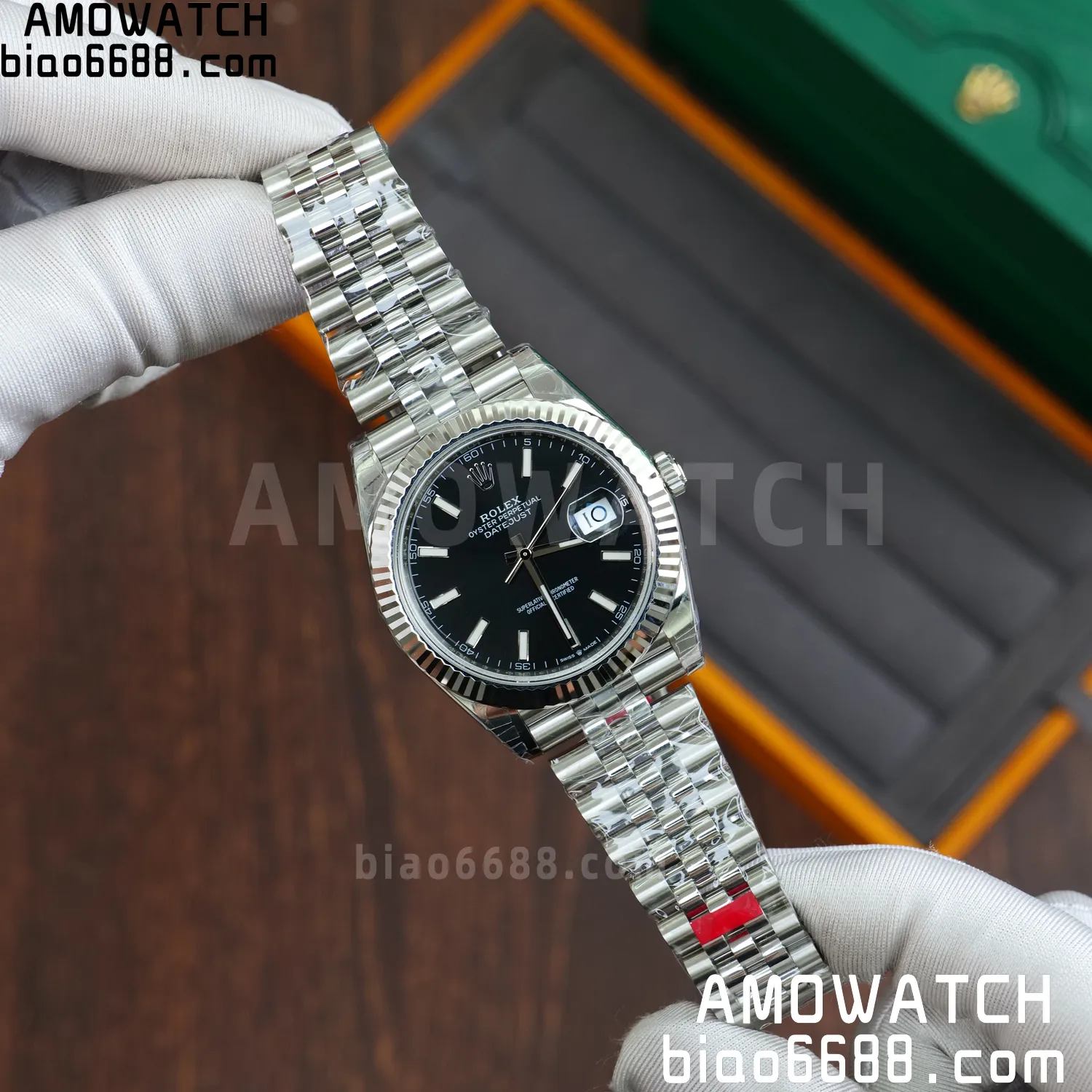 Rolex DateJust 41 126334 904L SS VSF 1:1 Best Edition Black Stick Dial on Jubilee Bracelet VS3235 V2 (133g) 61 1b6fd5d88768a9b AMO Watch