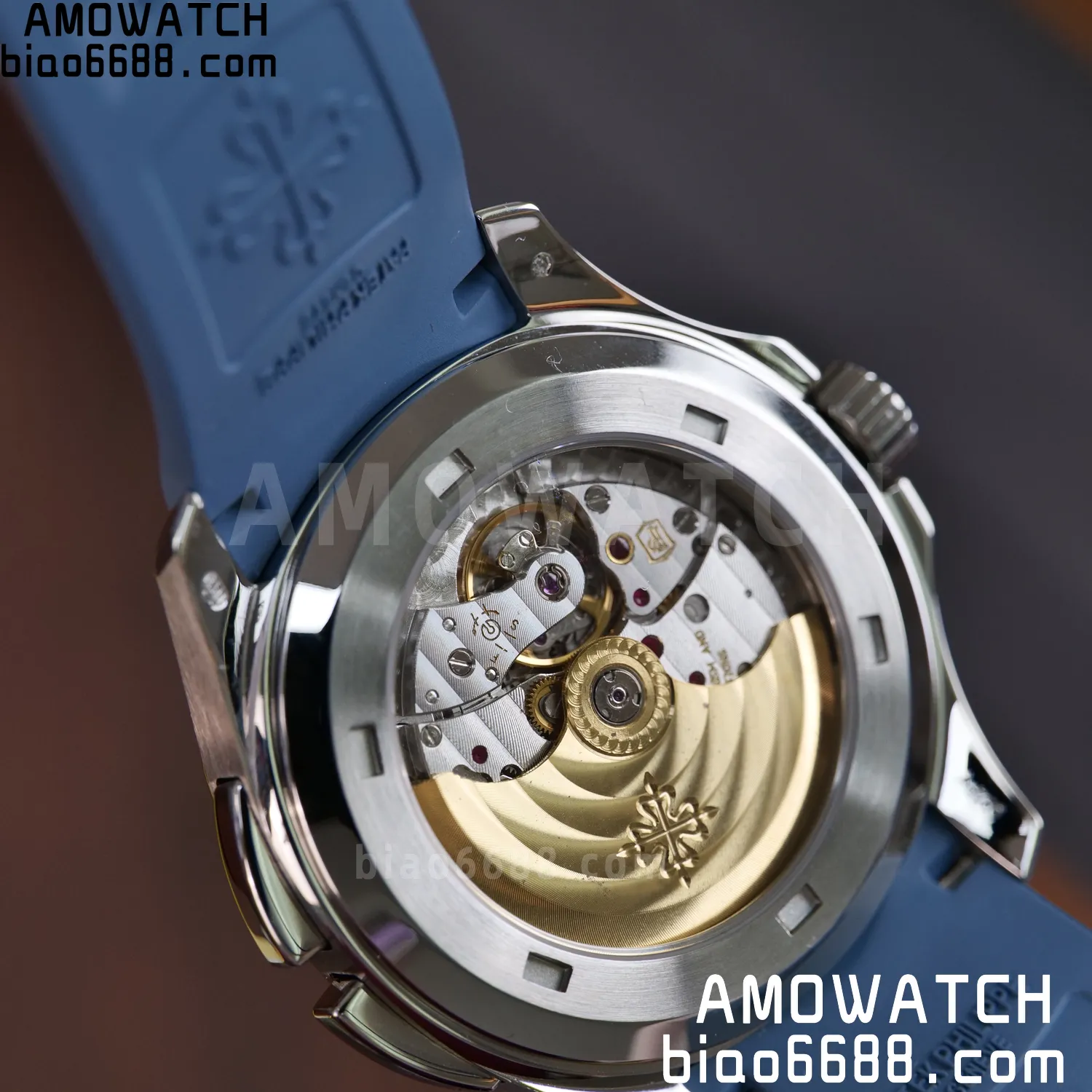 PP Aquanaut 5164G SS ZF 1:1 Best Edition Blue Dial on Blue Rubber Strap A324 83 1dae0d87ab8cce4 AMO Watch