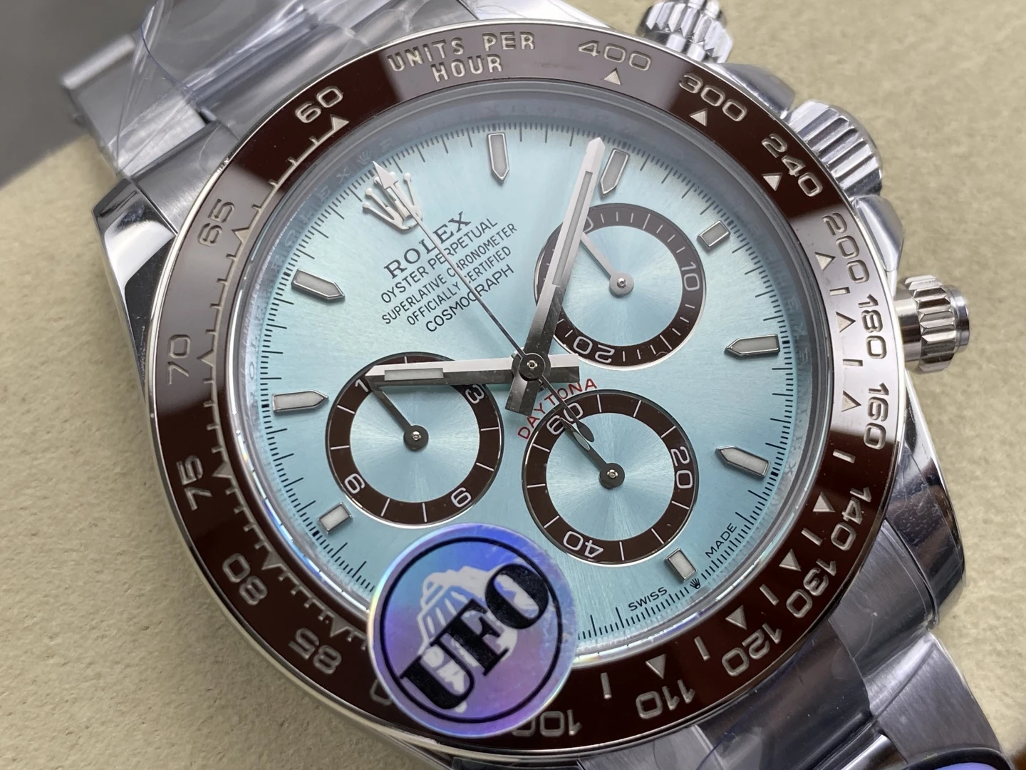 Rolex Daytona 126506 UFO 1:1 Best Edition Ice Blue Dial on SS Braclet UF4131 (Free Sprung)172g 27 1ff818661650213 AMO Watch