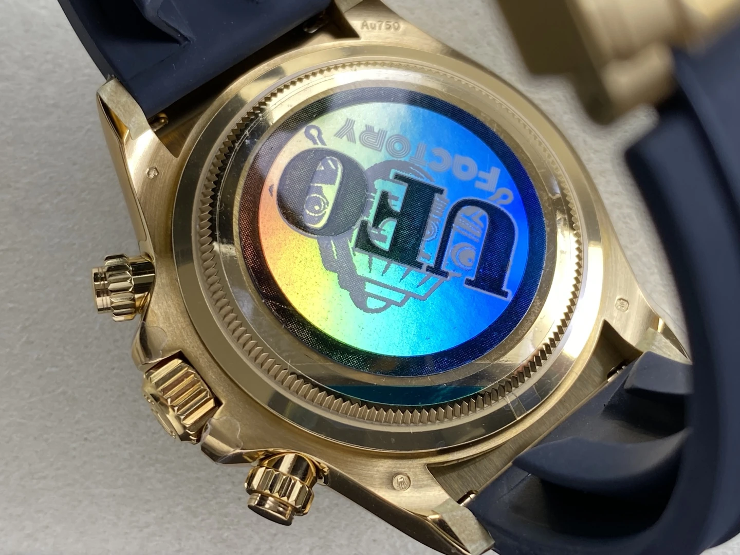 Rolex Daytona 126518 YG UFO 1:1 Best Edition Tiffany Stick Dial on Oysterflex Strap UF4131 (Free Sprung) 33 208e3a7338d1548 AMO Watch