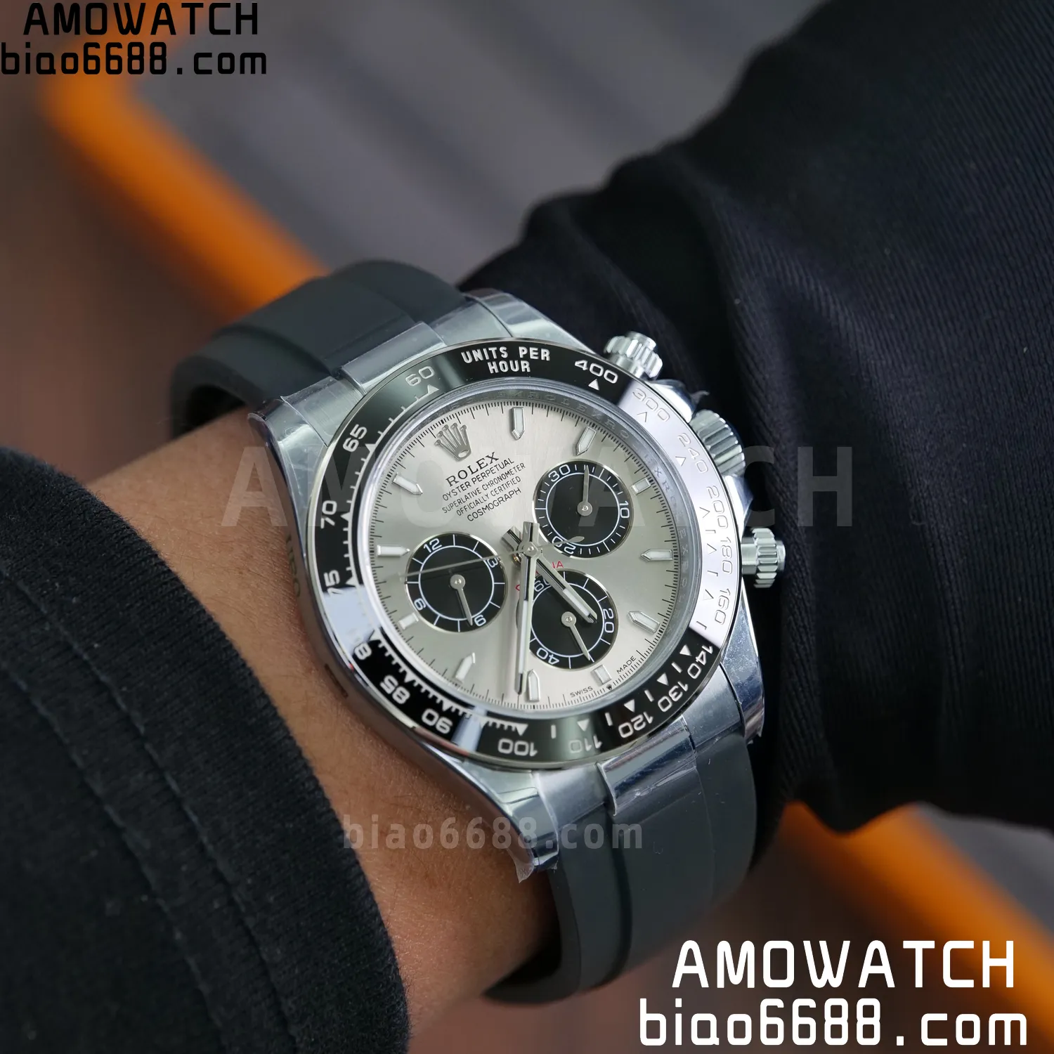 Rolex Daytona 126519 SS UFO 1:1 Best Edition RG Dial on Oysterflex Strap UF4131 (Free Sprung) 84 2153e668f38467c 阿默表行AmoWatch