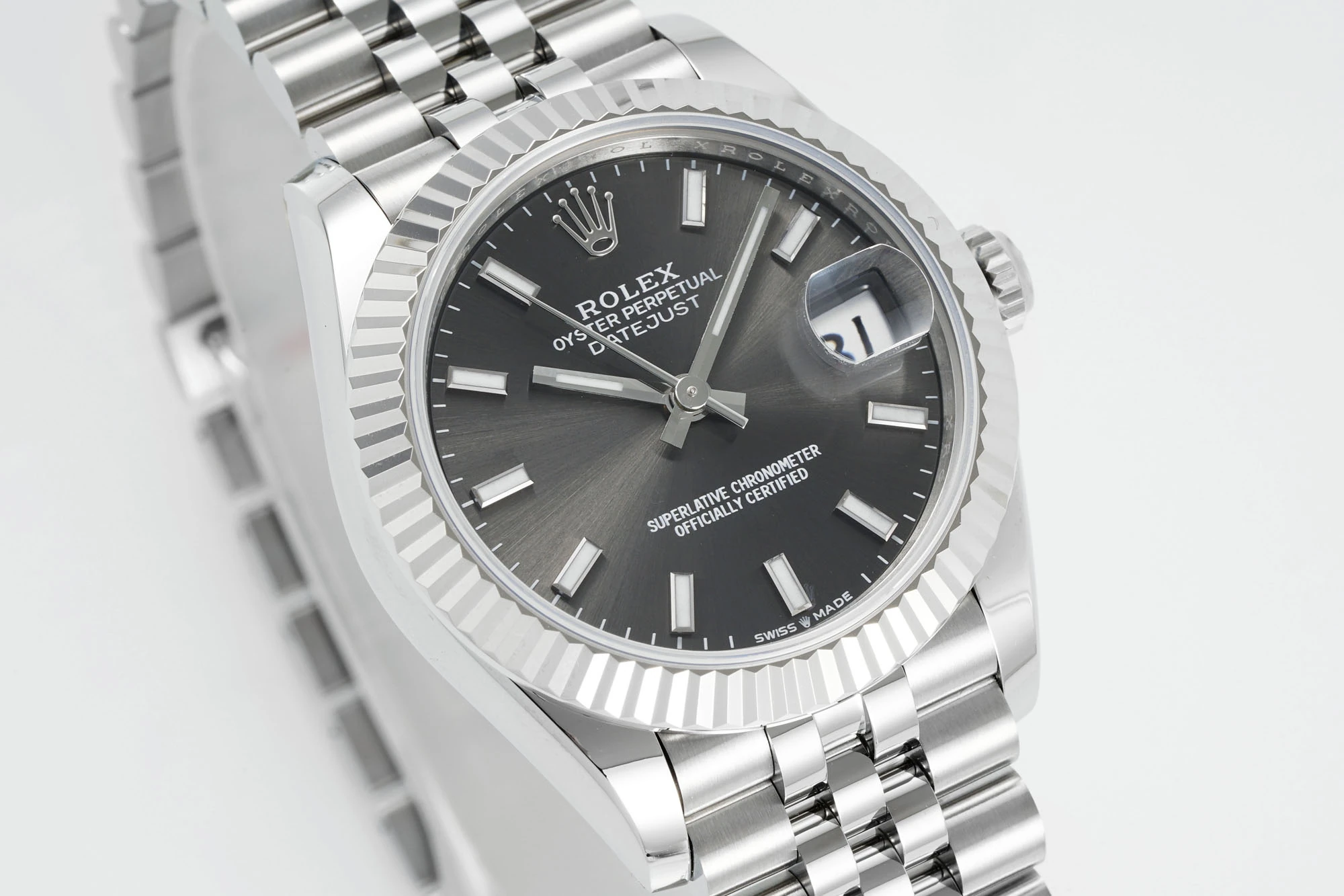 Rolex DateJust 31 278274 ARF 1:1 Best Edition 904L Steel Grey Dial on SS Jubilee Bracelet 21 235ec8f404bef5d AMO Watch