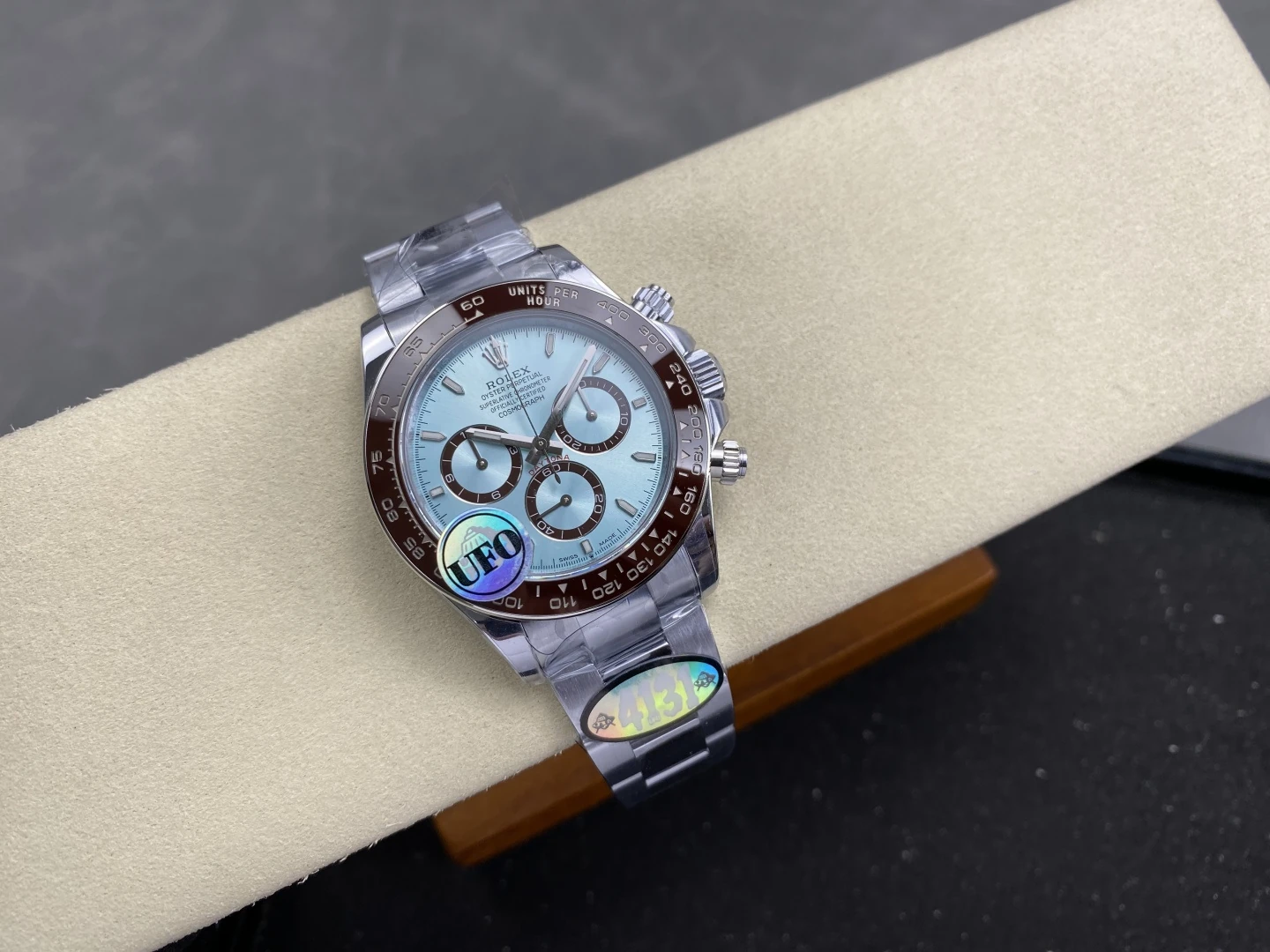 Rolex Daytona 126506 UFO 1:1 Best Edition Ice Blue Dial on SS Braclet UF4131 (Free Sprung)172g 30 24492fcb1daaa26 AMO Watch