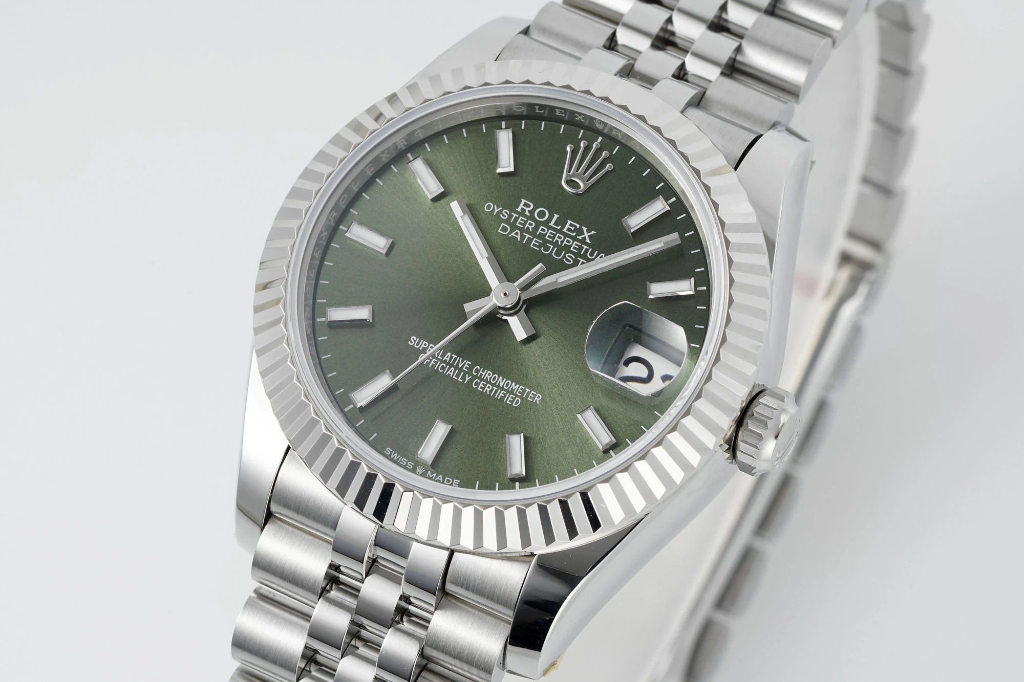 Rolex DateJust 31 278274 ARF 1:1 Best Edition 904L Steel Green Dial on SS Jubilee Bracelet ETA2688 21 24b4b94d5b6d29a AMO Watch