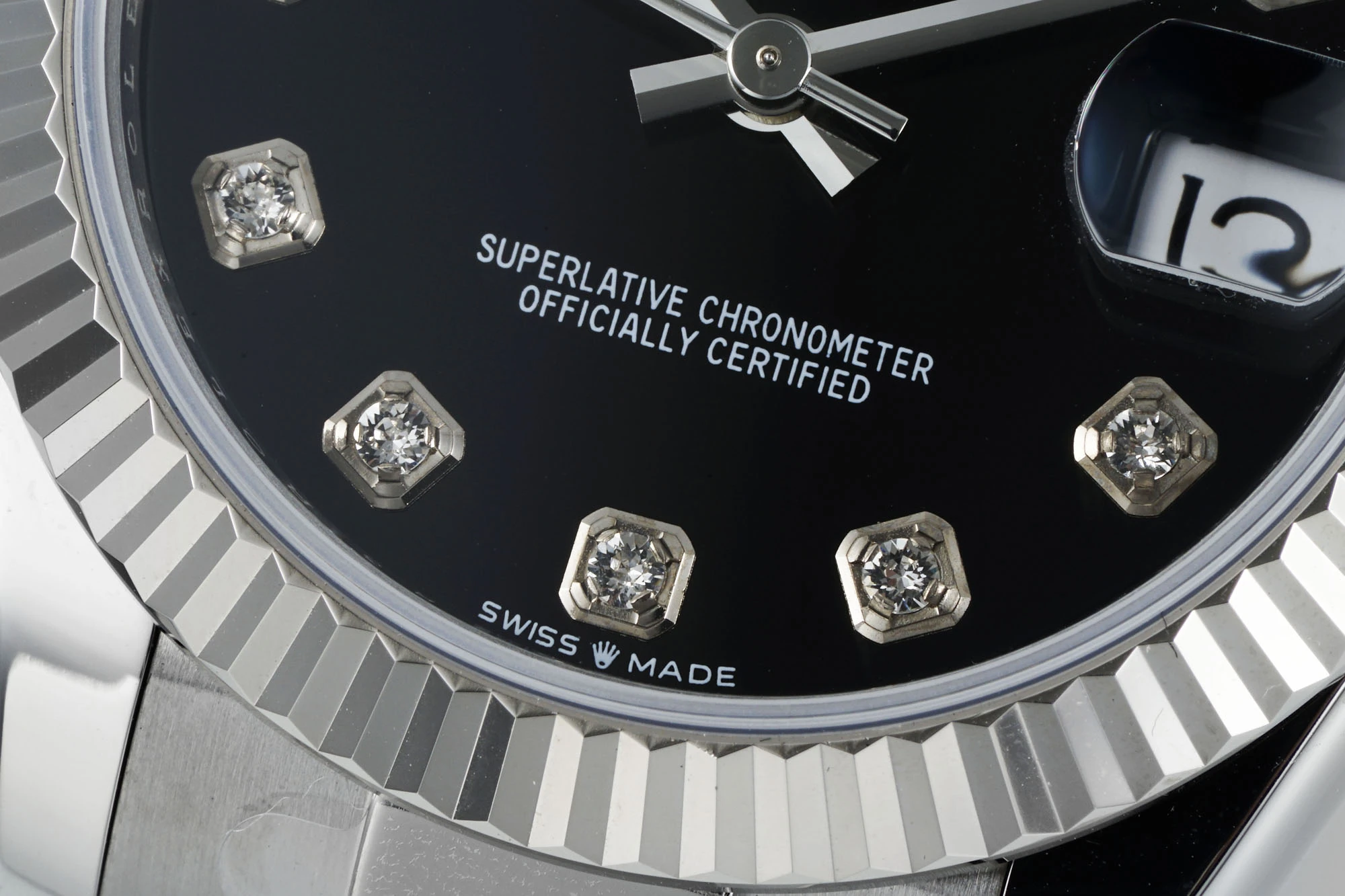 Rolex DateJust 31 278274 ARF 1:1 Best Edition 904L Steel Black Diamonds Dial on SS Oyster Bracelet 23 2ed868f23882924 AMO Watch