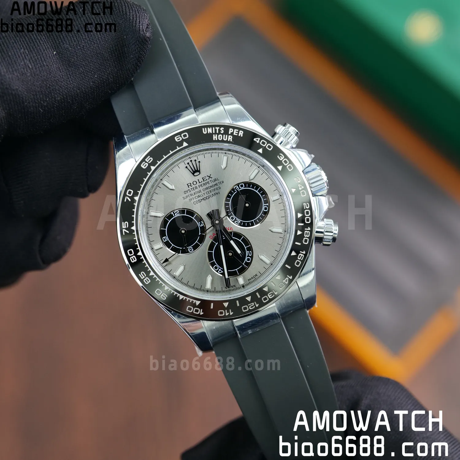 Rolex Daytona 126519 SS UFO 1:1 Best Edition RG Dial on Oysterflex Strap UF4131 (Free Sprung) 61 2f9712c53b7780f 阿默表行AmoWatch