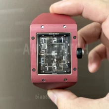 Umi Maker's RM16-02 Red NTPT Skeleton Dial on Rubber strap CRMA9 Super Clone