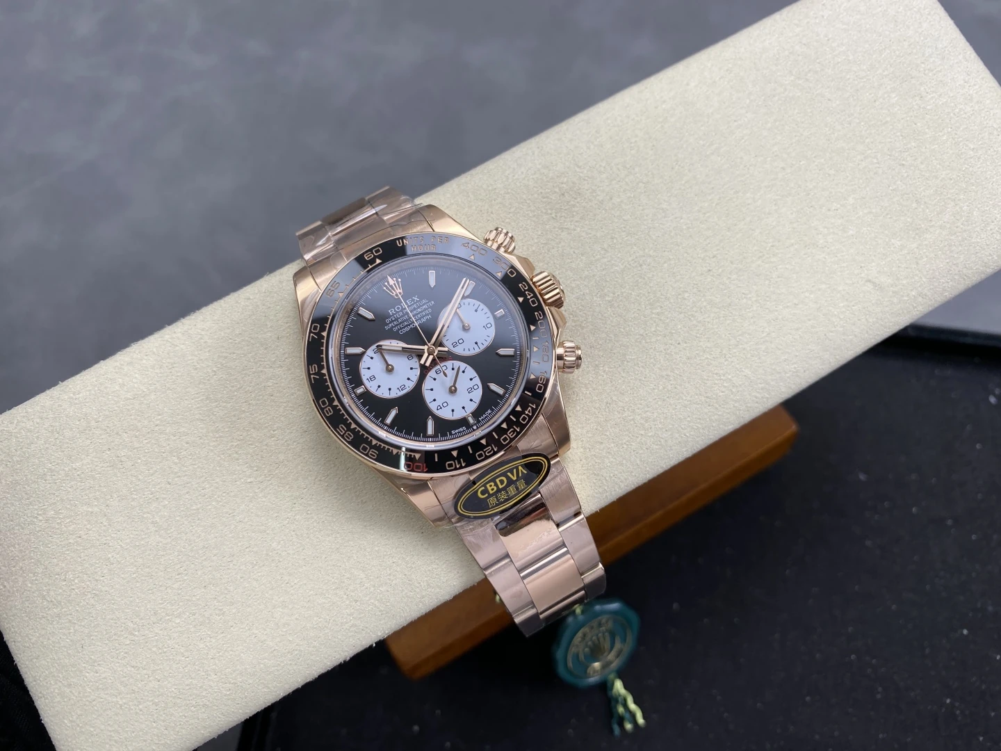 Rolex Daytona Le Mans CBF 1:1 Best Edition on RG Brcelet 4132 210g 26 354081ae88dd155 AMO Watch