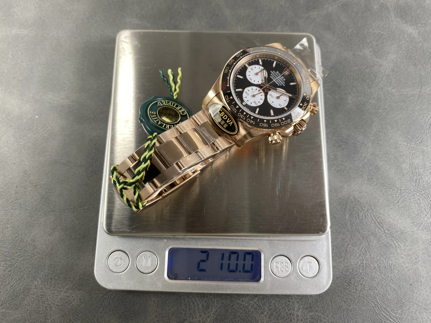 Rolex Daytona Le Mans CBF 1:1 Best Edition on RG Brcelet 4132 210g 23 389dadfa4a800c3 AMO Watch