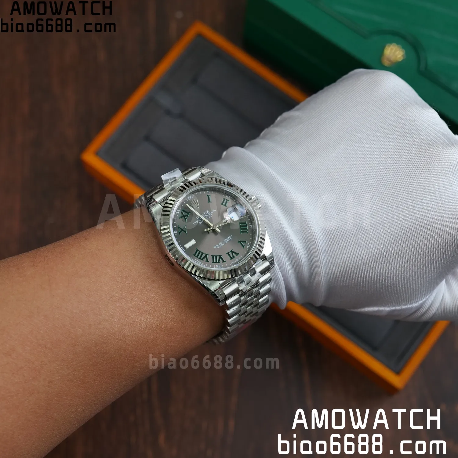 Rolex DateJust 41 126334 904L SS VSF 1:1 Best Edition Gray Roman Dial on Jubilee Bracelet VS3235 V2 (133g) 88 3a1fb4c937d3346 AMO Watch