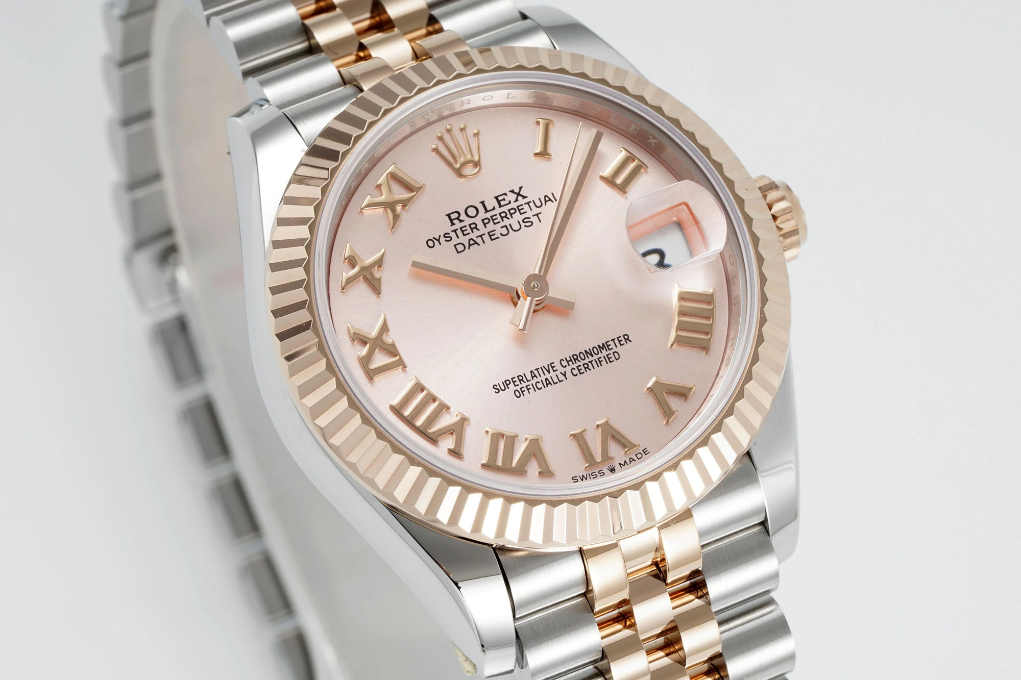 Rolex DateJust 31 278271 ARF 1:1 Best Edition 904L Steel Pink Roman Dial on SS/RG Jubilee Bracelet 22 3e790dded1ca695 AMO Watch