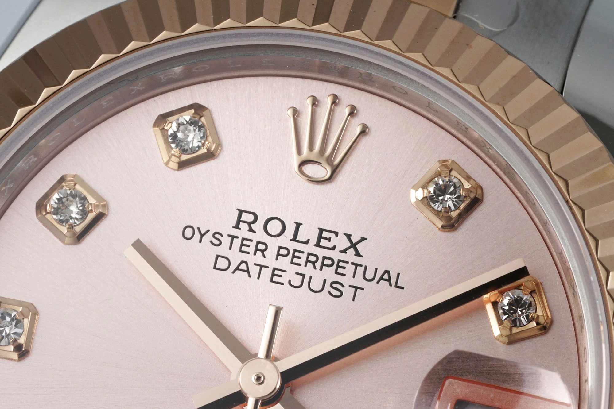 Rolex DateJust 31 278271 ARF 1:1 Best Edition 904L Steel Pink Diamonds Dial on SS/RG Oyster Bracelet 21 3e7bd104ef195ee AMO Watch