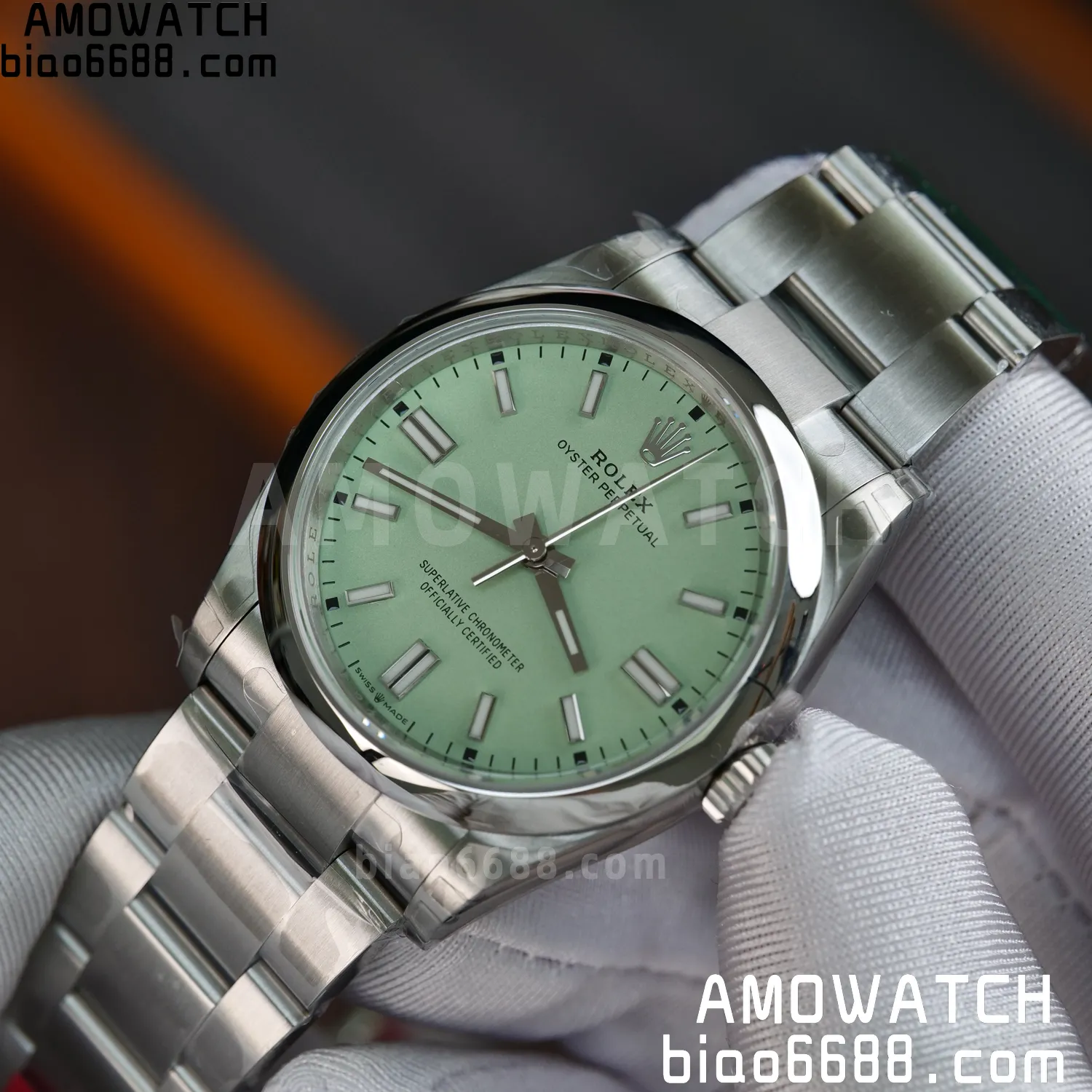 Rolex Oyster Perpetual 126000 36mm VSF 1:1 Best Edition 904L Steel Vanilla Green Dial on SS Bracelet 73 42036a90c14f986 AMO Watch