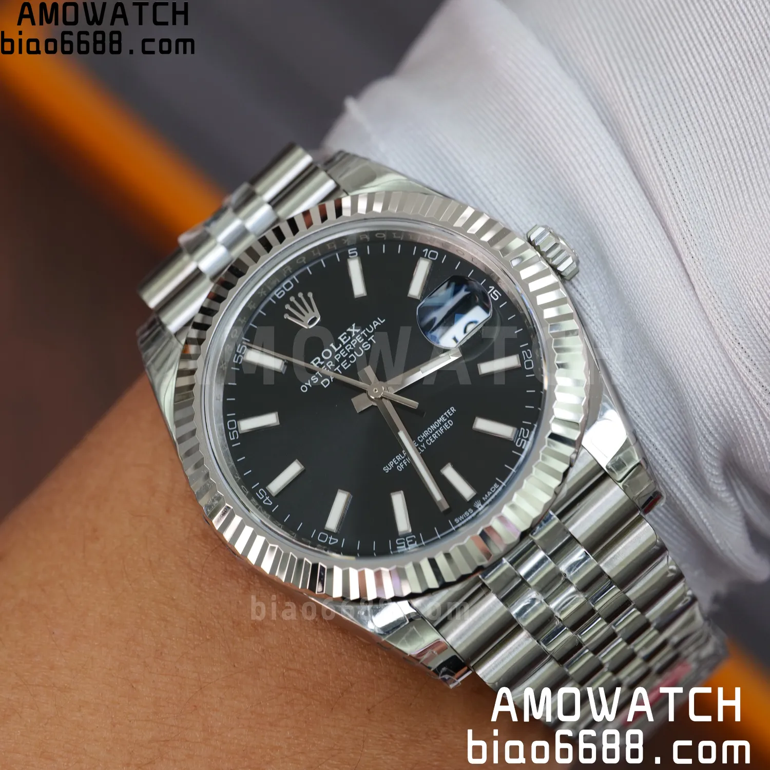 Rolex DateJust 41 126334 904L SS VSF 1:1 Best Edition Black Stick Dial on Jubilee Bracelet VS3235 V2 (133g) 82 4289f399eb6fa69 AMO Watch