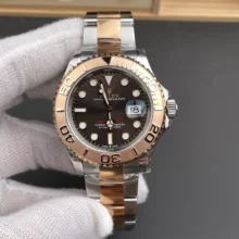 Rolex Yacht-Master 126621 SS/RG VSF 1:1 Best Edition 904L Steel Brown Dial on SS/RG Bracelet DD3235