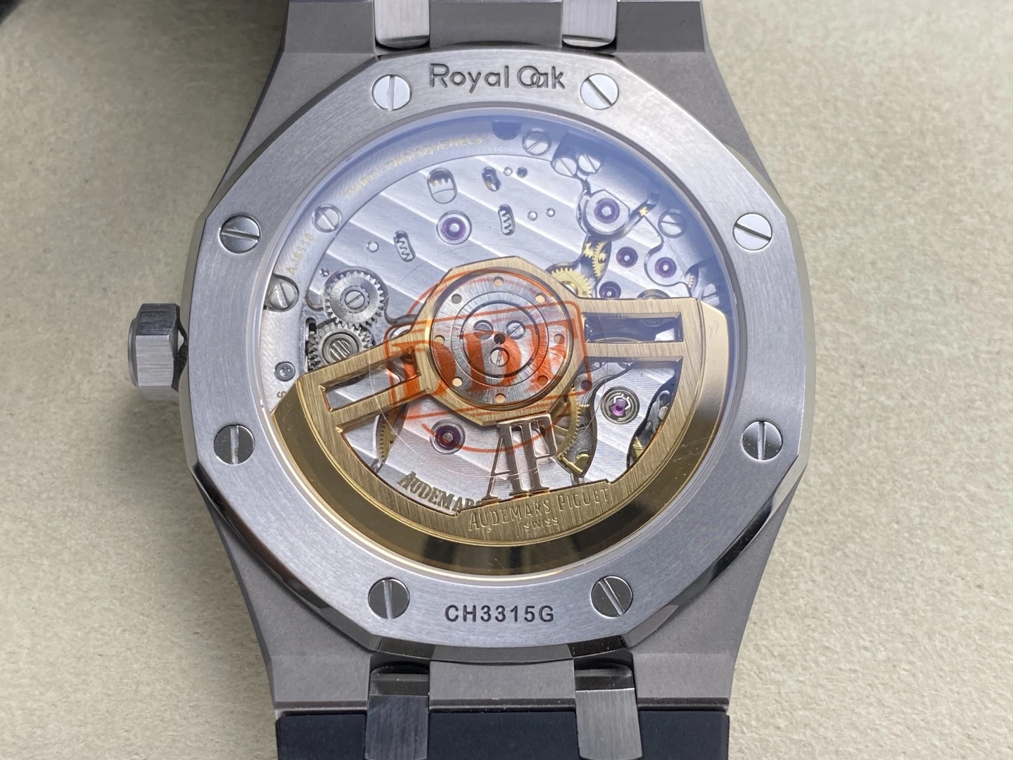 AP Royal Oak 41mm 15510ST SS DDF 1:1 Best Edition White Dial on Black Rubber Strap SA4302 Super Clone 34 4447d3c37a6ab3c AMO Watch