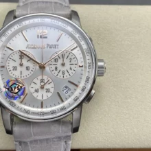 AP Code 11.59 Chrono 26393 SS APSF 1:1 Best Edition White Dial On Black Nylon Strap Super Clone SA4401