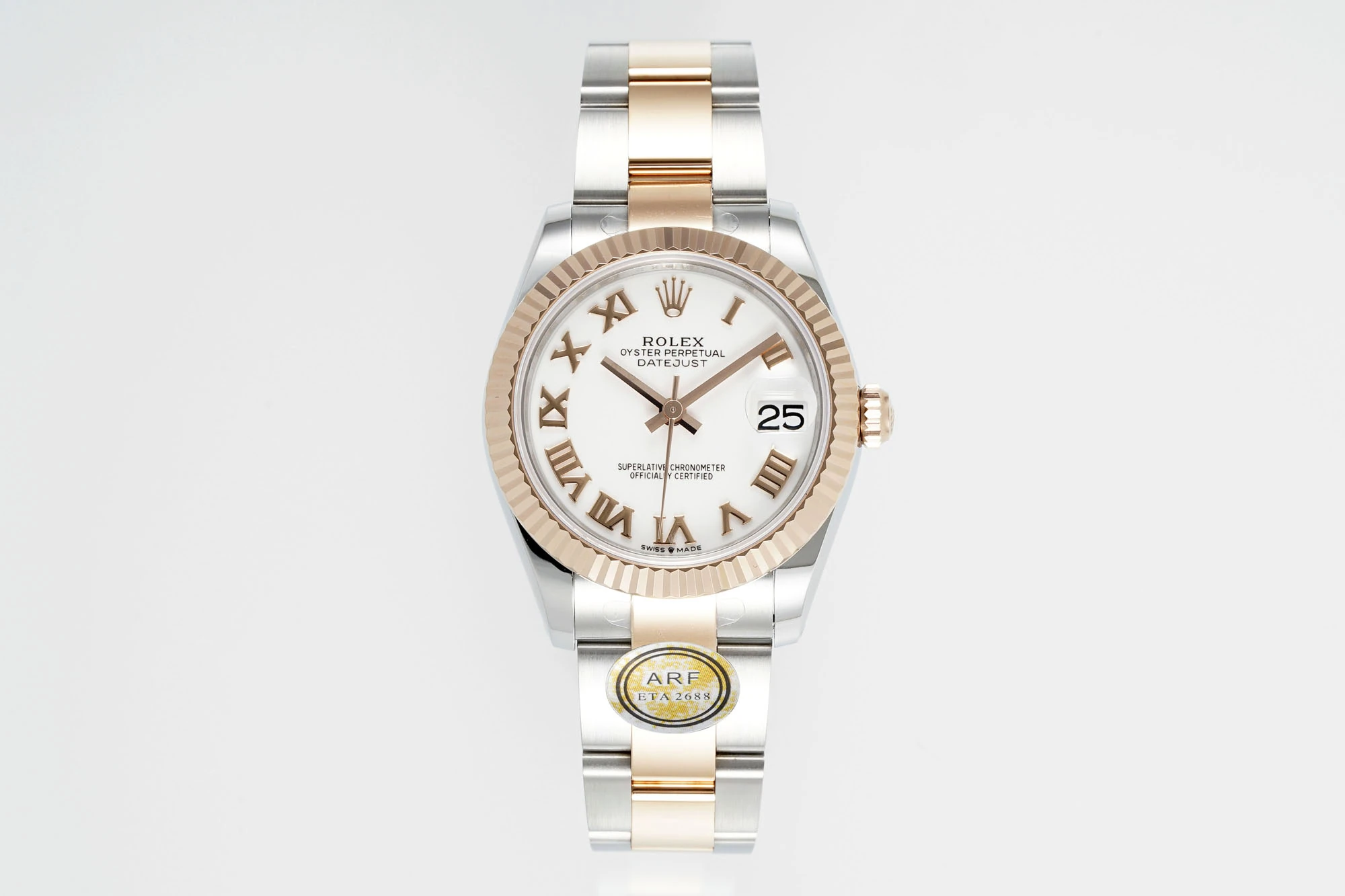Rolex DateJust 31 278271 ARF 1:1 Best Edition 904L Steel White Roman Dial on SS/RG Oyster Bracelet 19 4bafb803f18f3c3 AMO Watch