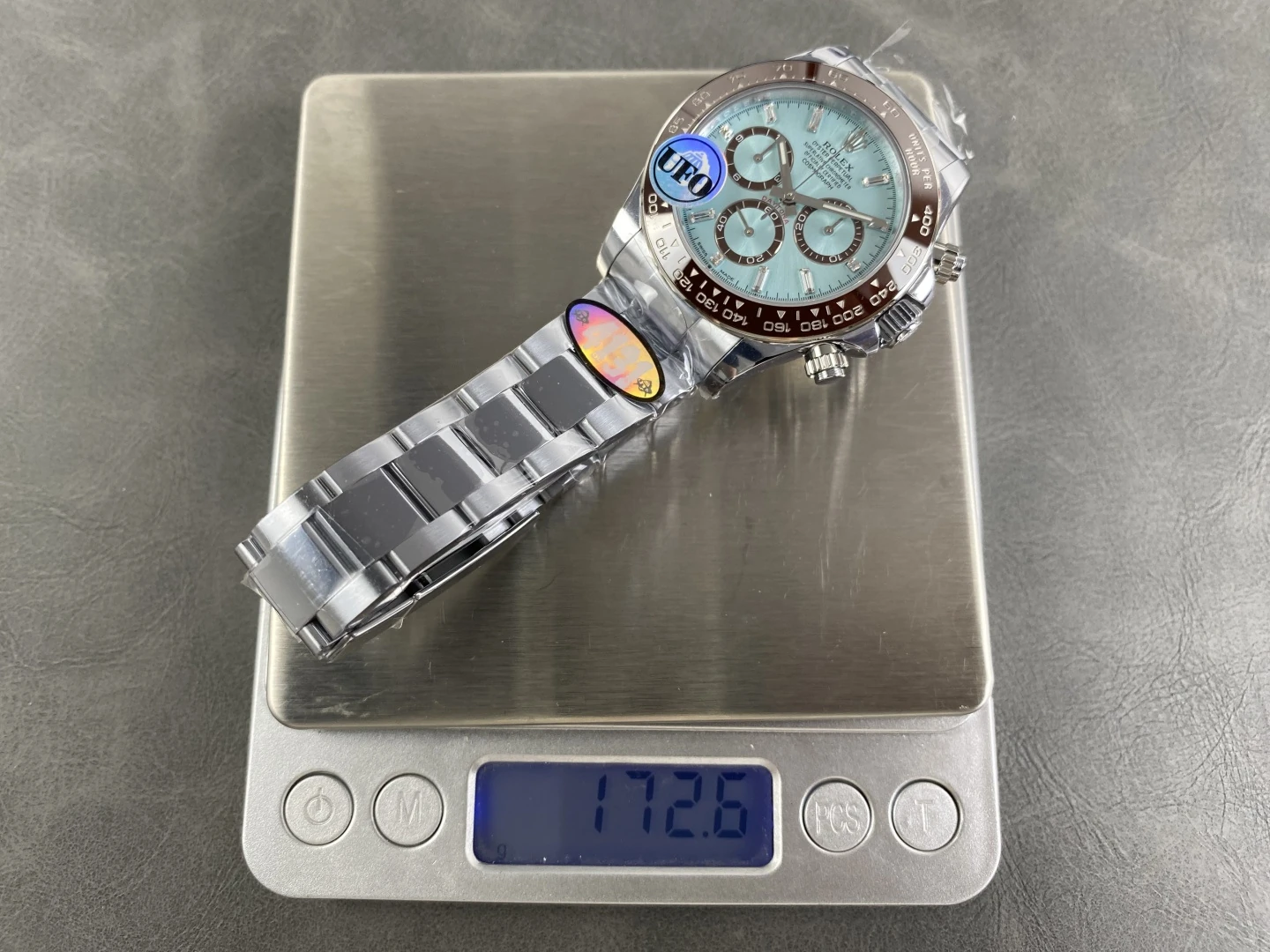 Rolex Daytona 126506 UFO 1:1 Best Edition Ice Blue Dial Diamond on SS Braclet UF4131 (Free Sprung)172g 23 4e5e4a8388a4c43 AMO Watch