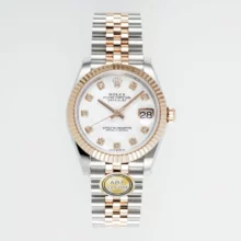Rolex DateJust 31 278271 ARF 1:1 Best Edition 904L Steel  MOP Diamonds Dial on SS/RG Jubilee Bracelet