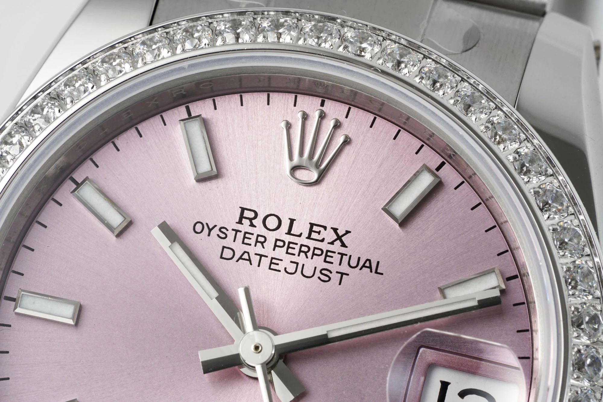 Rolex DateJust 31 278384 ARF 1:1 Best Edition 904L Steel Pink Dial Diamond bezel on SS Oyster Bracelet 21 52f90a8e08c7544 AMO Watch