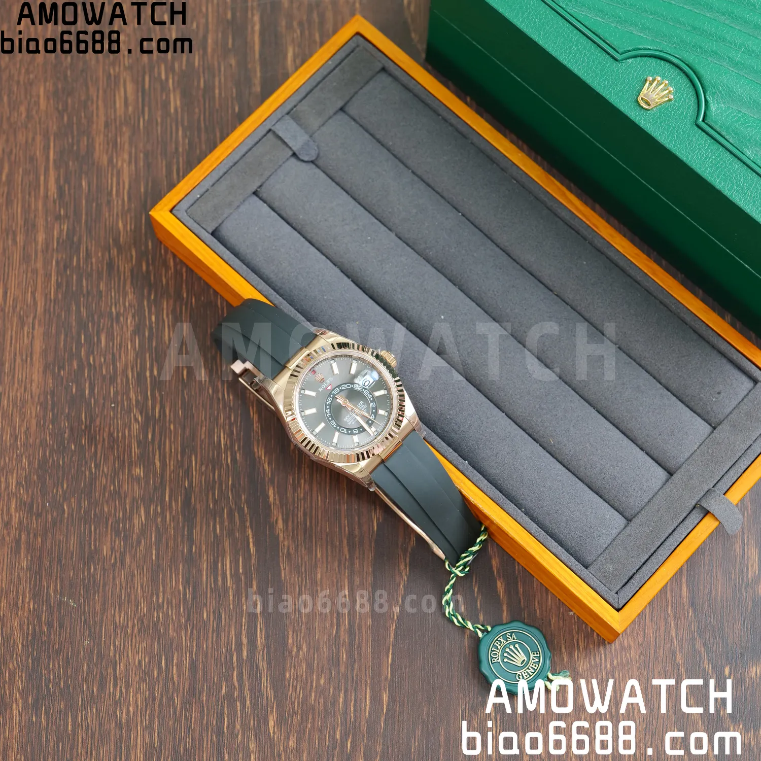 Rolex Sky-Dweller 336238 YG ZF 1:1 Best Edition Mint Gray Dial Asian 2824(Gain Weight)187g 53 5496b5d71c56e94 AMO Watch