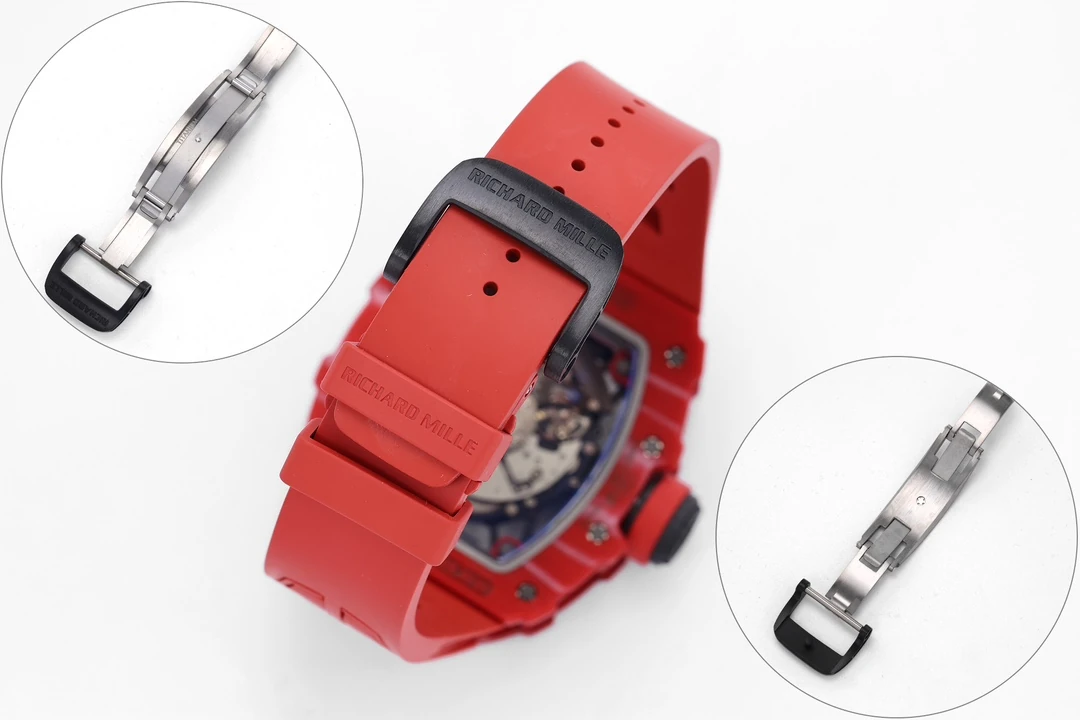 RICHARD MILLE RM035-02 Red NTPT ZF 1:1 Best Edition Skeleton Dial on Black Rubber Strap RMAL1 Super Clone V7 27 556a0861f65b204 AMO Watch