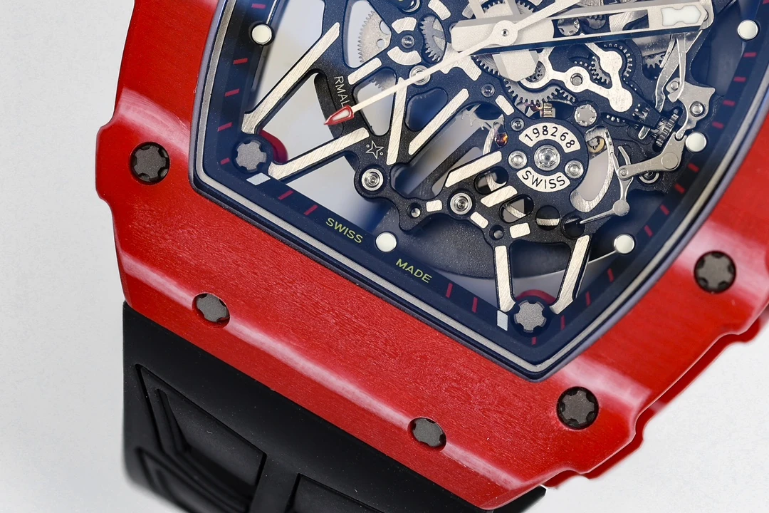 RICHARD MILLE RM035-02 Red NTPT ZF 1:1 Best Edition Skeleton Dial on Black Rubber Strap RMAL1 Super Clone V7 26 56153e5562d8242 AMO Watch