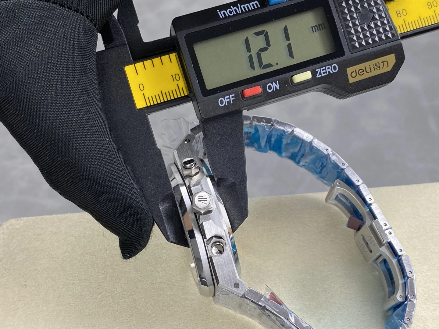 Royal Oak Chrono 26240 Frosted SS DDF 1:1 Best Edition Gray/Black Dial on SS Bracelet DD4401 Super Clone 42 563ef949dee48ad 2 AMO Watch