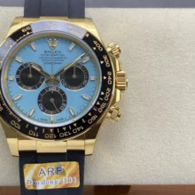 Rolex Daytona 126518 YG ARF 1:1 Best Edition Tiffany Stick Dial on Oysterflex Strap DD4131 V2 (Weighted) 160g