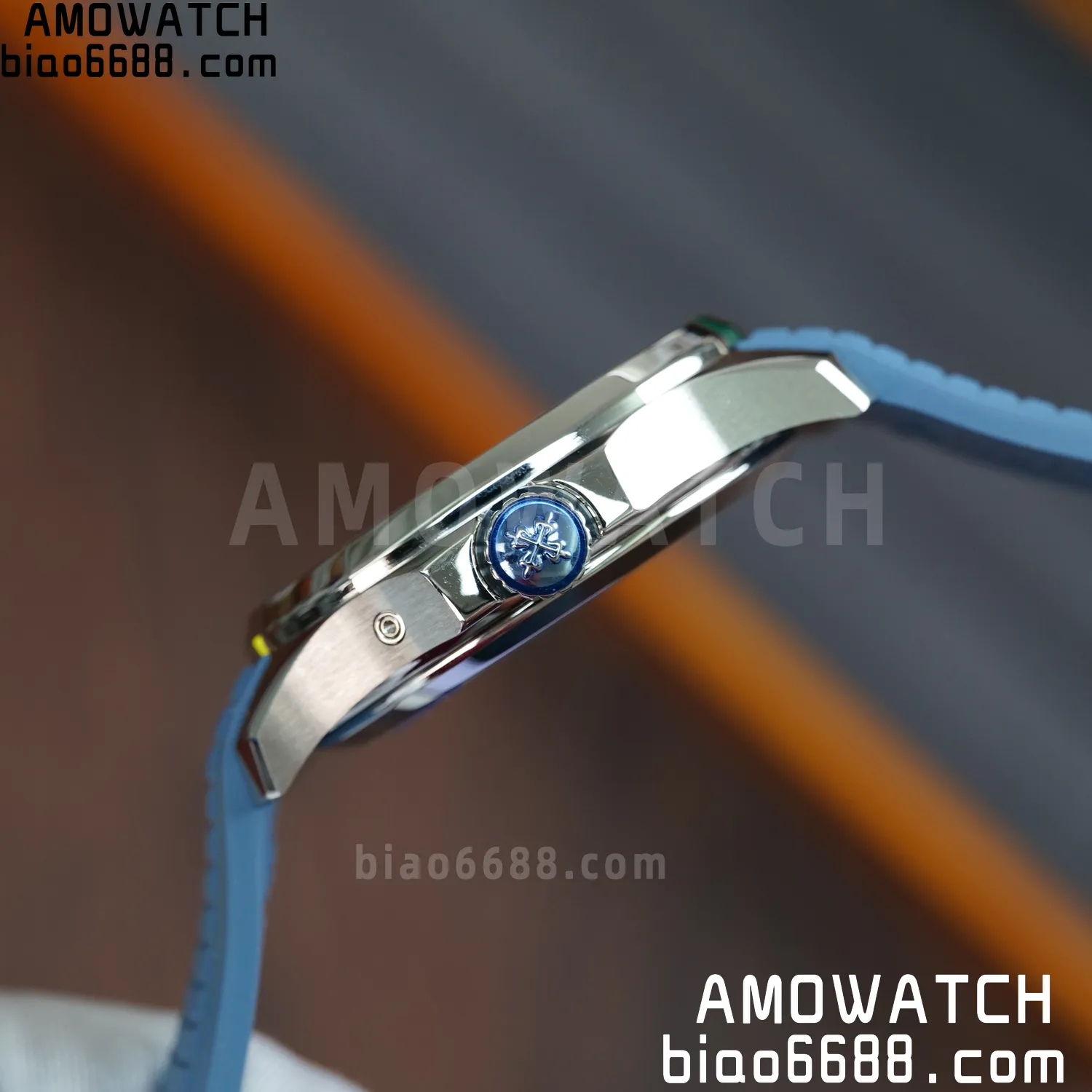 PP Aquanaut 5164G SS ZF 1:1 Best Edition Blue Dial on Blue Rubber Strap A324 71 5804de47c0e92f2 AMO Watch