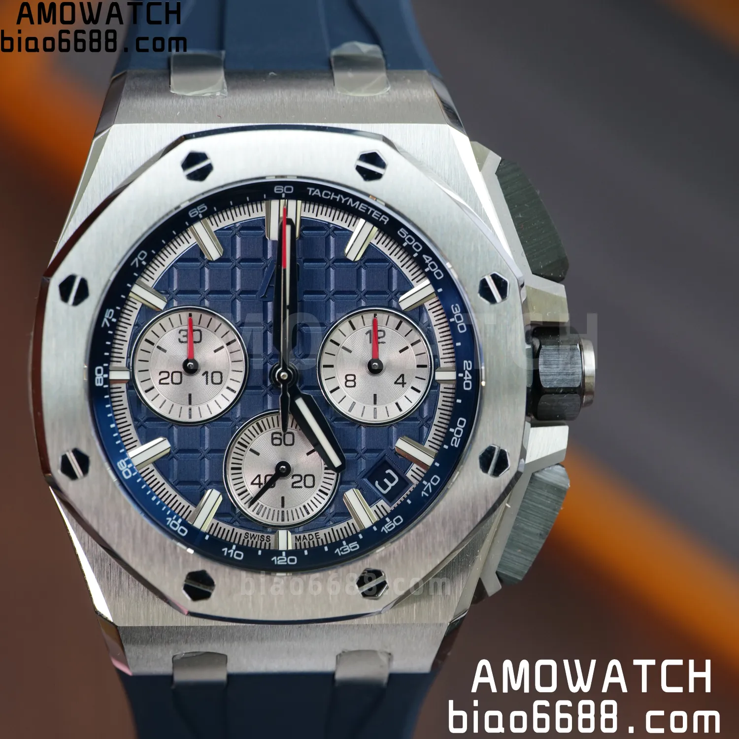 AP Royal Oak Offshore 43mm 26420 SS APSF 1:1 Best Edition Blue Dial on Rubber Strap Super Clone 4401 V2 (Free Sprung) 64 5ddc0e1a9746e4b AMO Watch
