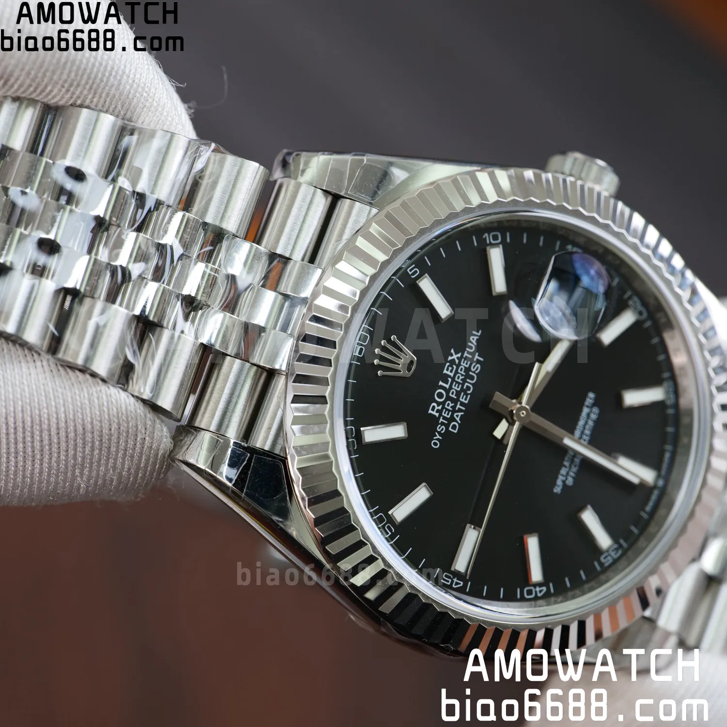 Rolex DateJust 41 126334 904L SS VSF 1:1 Best Edition Black Stick Dial on Jubilee Bracelet VS3235 V2 (133g) 75 5eaf62bcfe6b3c5 AMO Watch