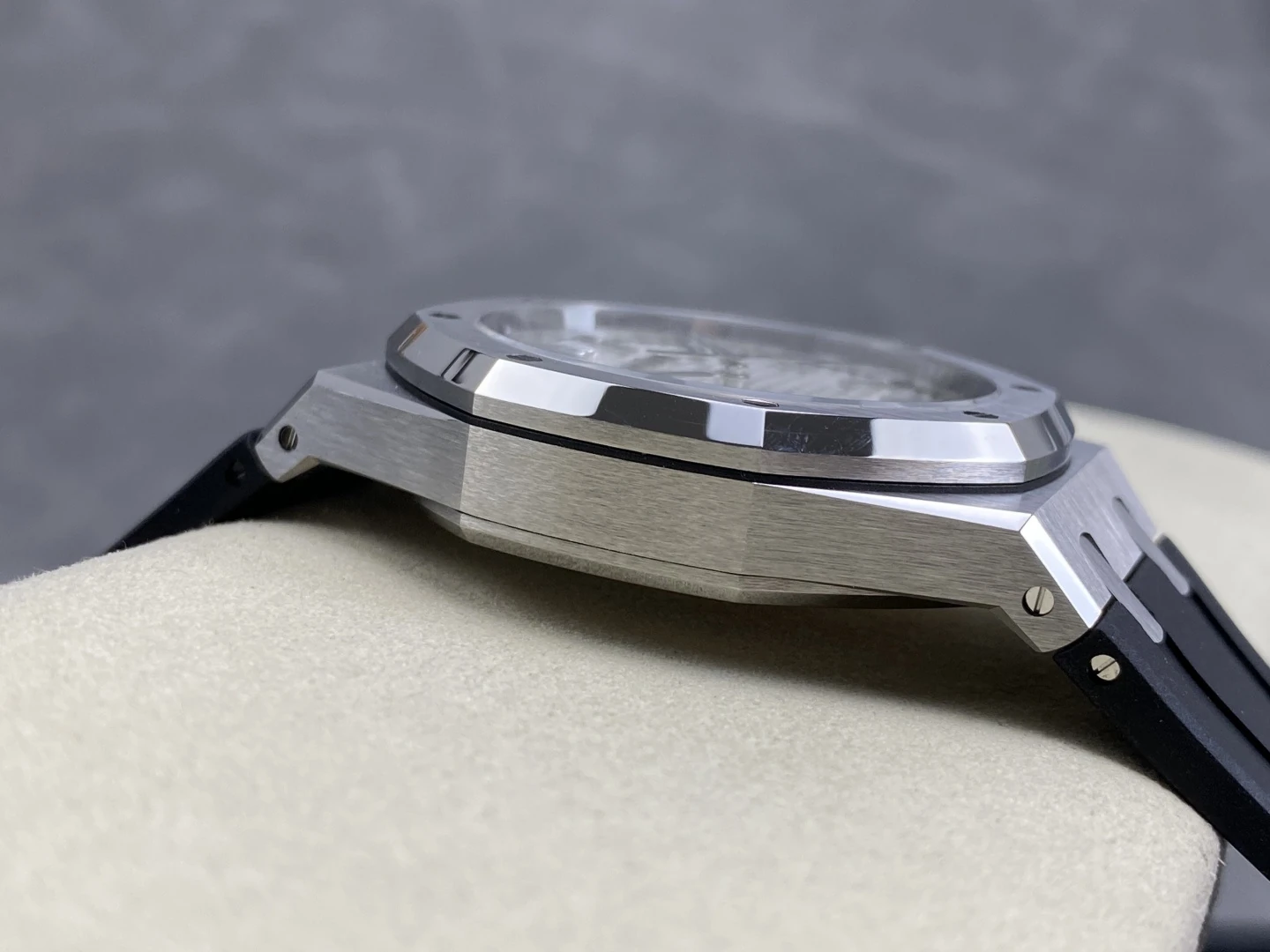 AP Royal Oak 41mm 15510ST SS DDF 1:1 Best Edition White Dial on Black Rubber Strap SA4302 Super Clone 32 5f5903141f86970 AMO Watch