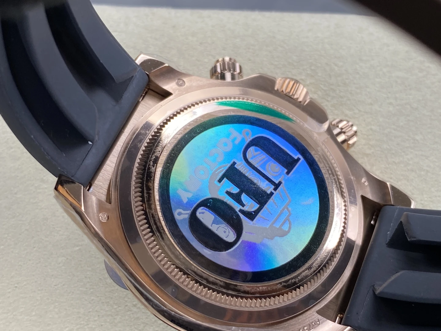 Rolex Daytona 126515 RG UFO 1:1 Best Edition RG Dial on Oysterflex Strap UF4131 (Free Sprung) 39 5fce5ab31fa6bdc AMO Watch