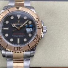 Rolex Yacht-Master 126621 SS/RG VSF 1:1 Best Edition 904L Steel Black Dial on SS/RG Bracelet DD3235