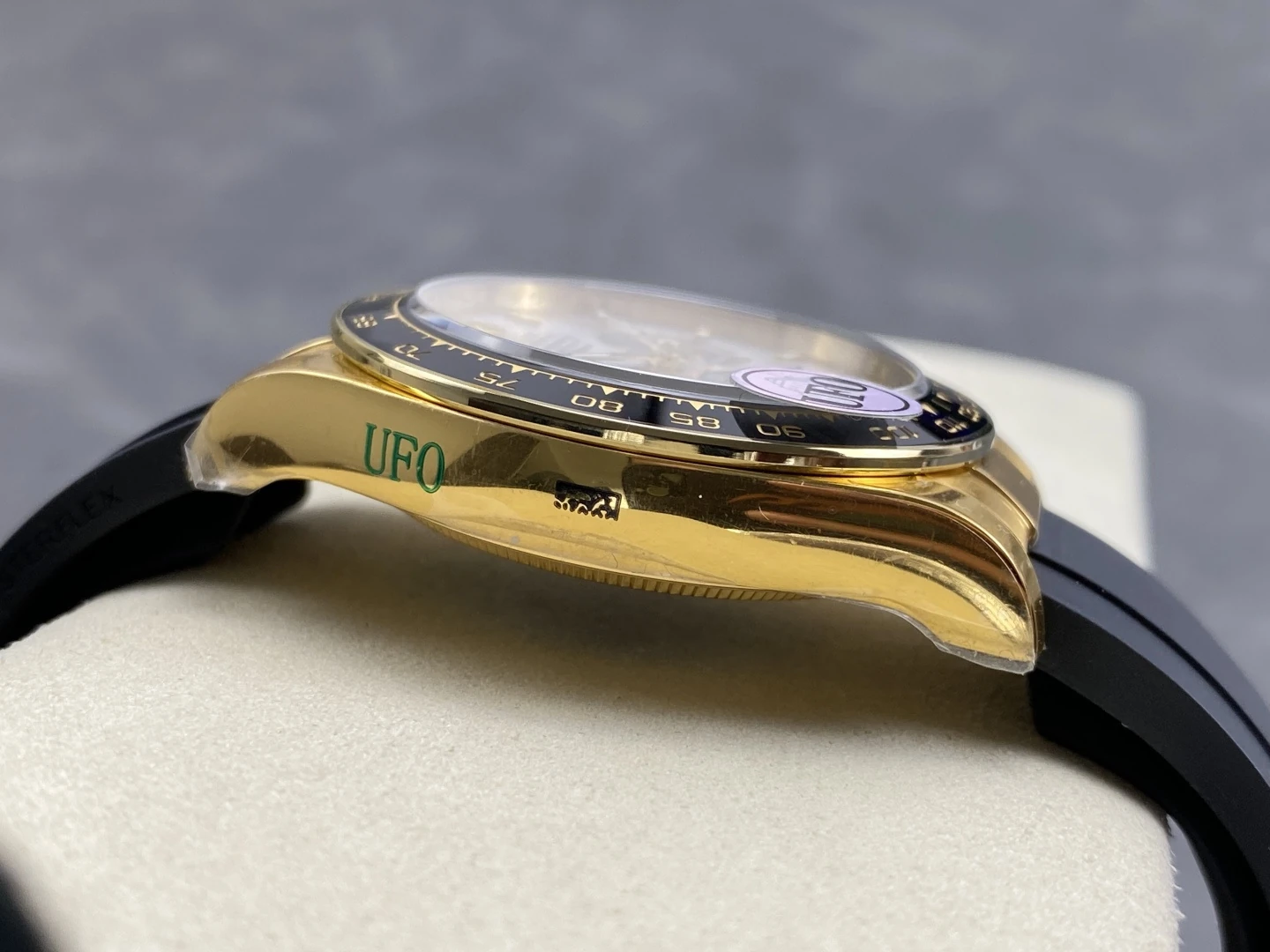 Rolex Daytona 126518 YG UFO 1:1 Best Edition Meteorite Stick Dial on Oysterflex Strap UF4131 (Free Sprung) 39 6687bac50c8e2d1 AMO Watch