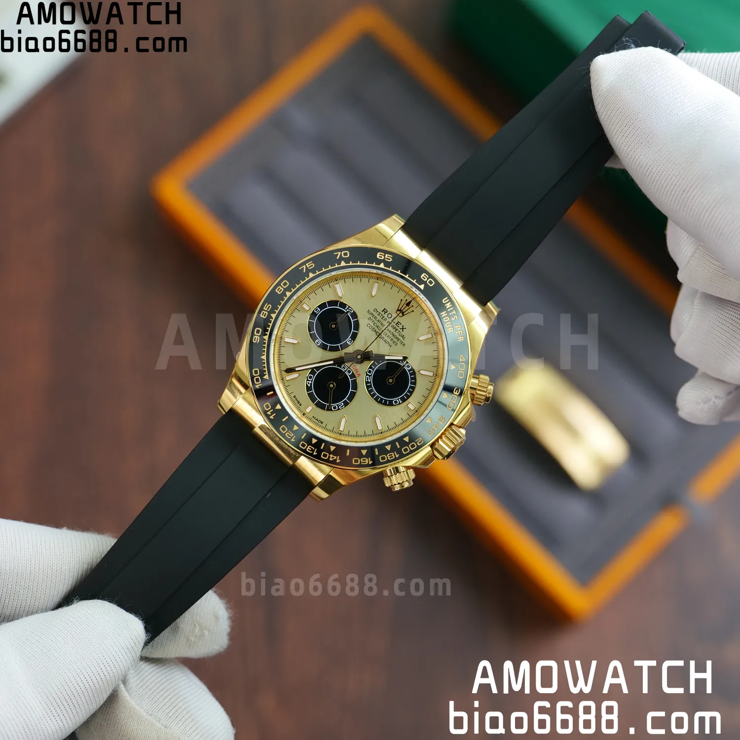 Rolex Daytona 126518 YG ARF 1:1 Best Edition YG Stick Dial on Oysterflex Strap DD4131 V2 (Weighted) 160g 61 66f508edfb53131 AMO Watch