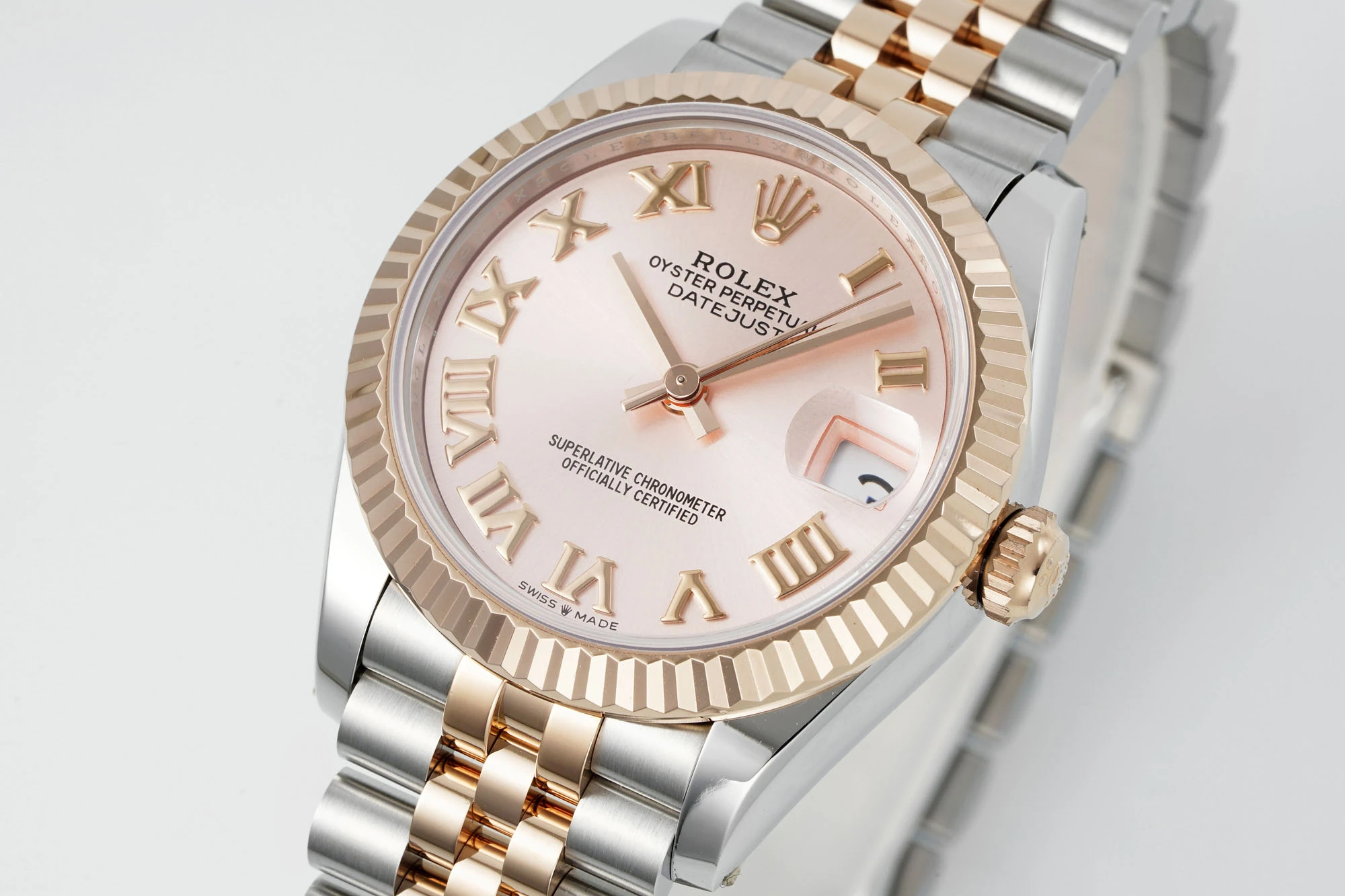 Rolex DateJust 31 278271 ARF 1:1 Best Edition 904L Steel Pink Roman Dial on SS/RG Jubilee Bracelet 23 699d7a5f9a1559a AMO Watch