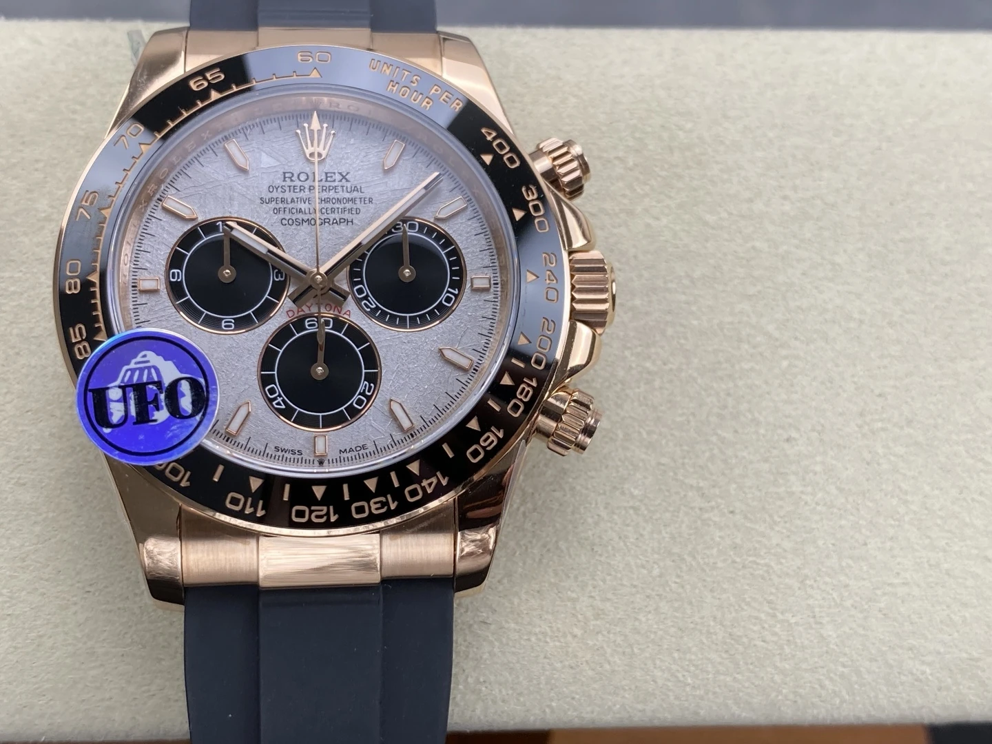 Rolex Daytona 126515 RG UFO 1:1 Best Edition RG Dial on Oysterflex Strap UF4131 (Free Sprung) 30 69a8652038390cc AMO Watch