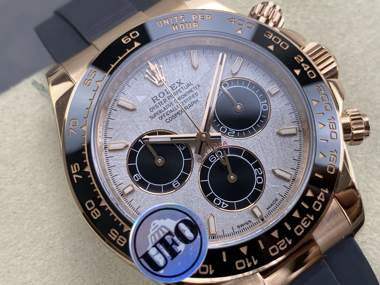Rolex Daytona 126515 RG UFO 1:1 Best Edition RG Dial on Oysterflex Strap UF4131 (Free Sprung) 31 6d9128afb81b700 AMO Watch