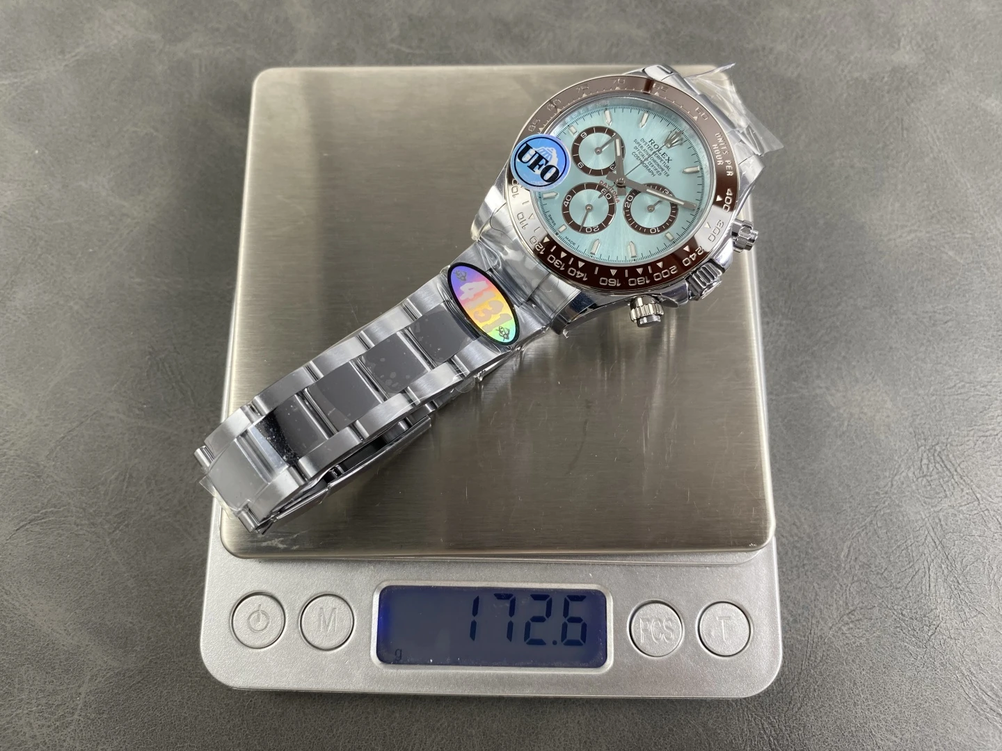 Rolex Daytona 126506 UFO 1:1 Best Edition Ice Blue Dial on SS Braclet UF4131 (Free Sprung)172g 25 70fc72a850dd502 AMO Watch