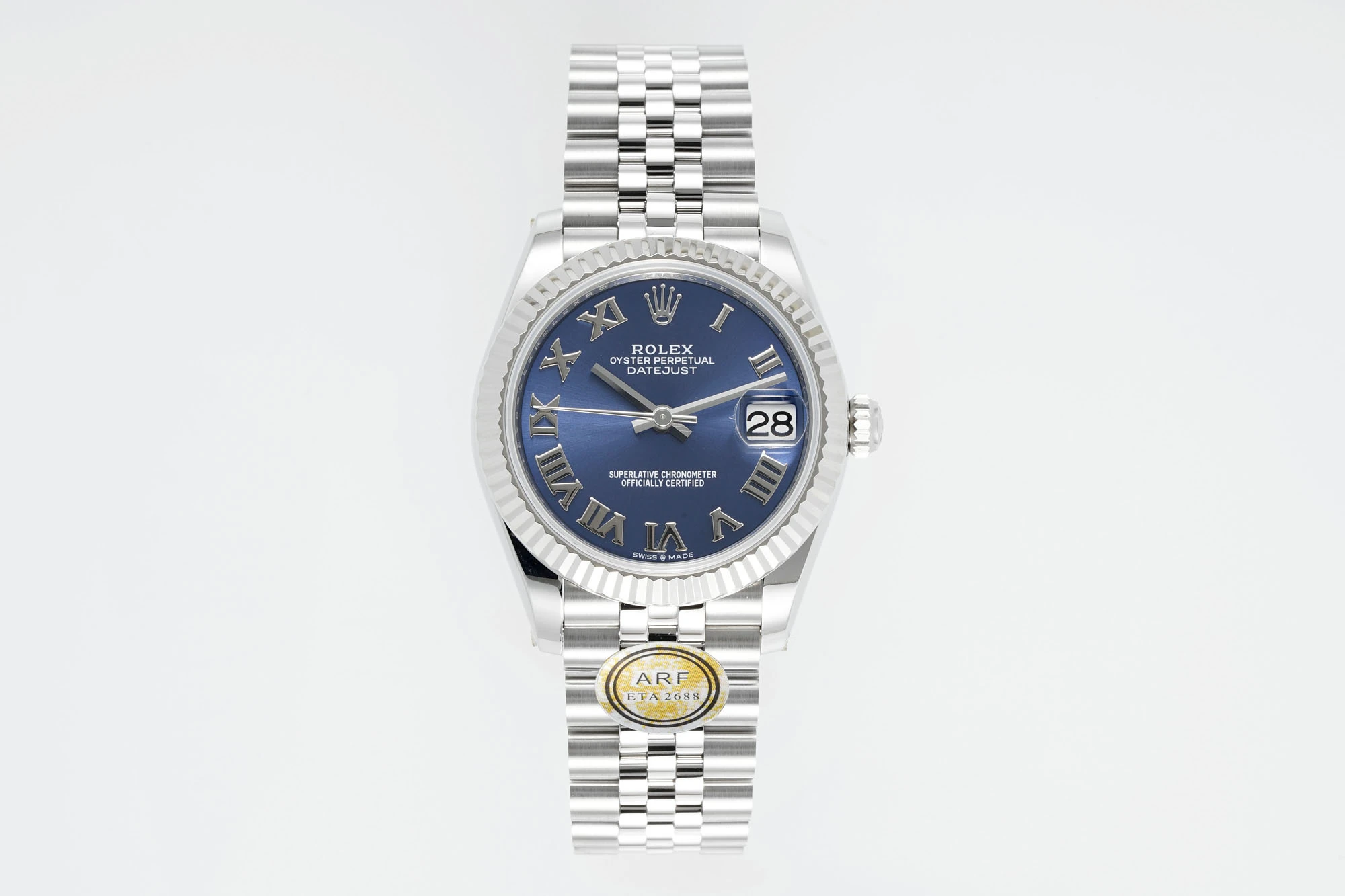 Rolex DateJust 31 278274 ARF 1:1 Best Edition 904L Steel Blue Roman Dial on SS Jubilee Bracelet 19 72715493dd11238 AMO Watch