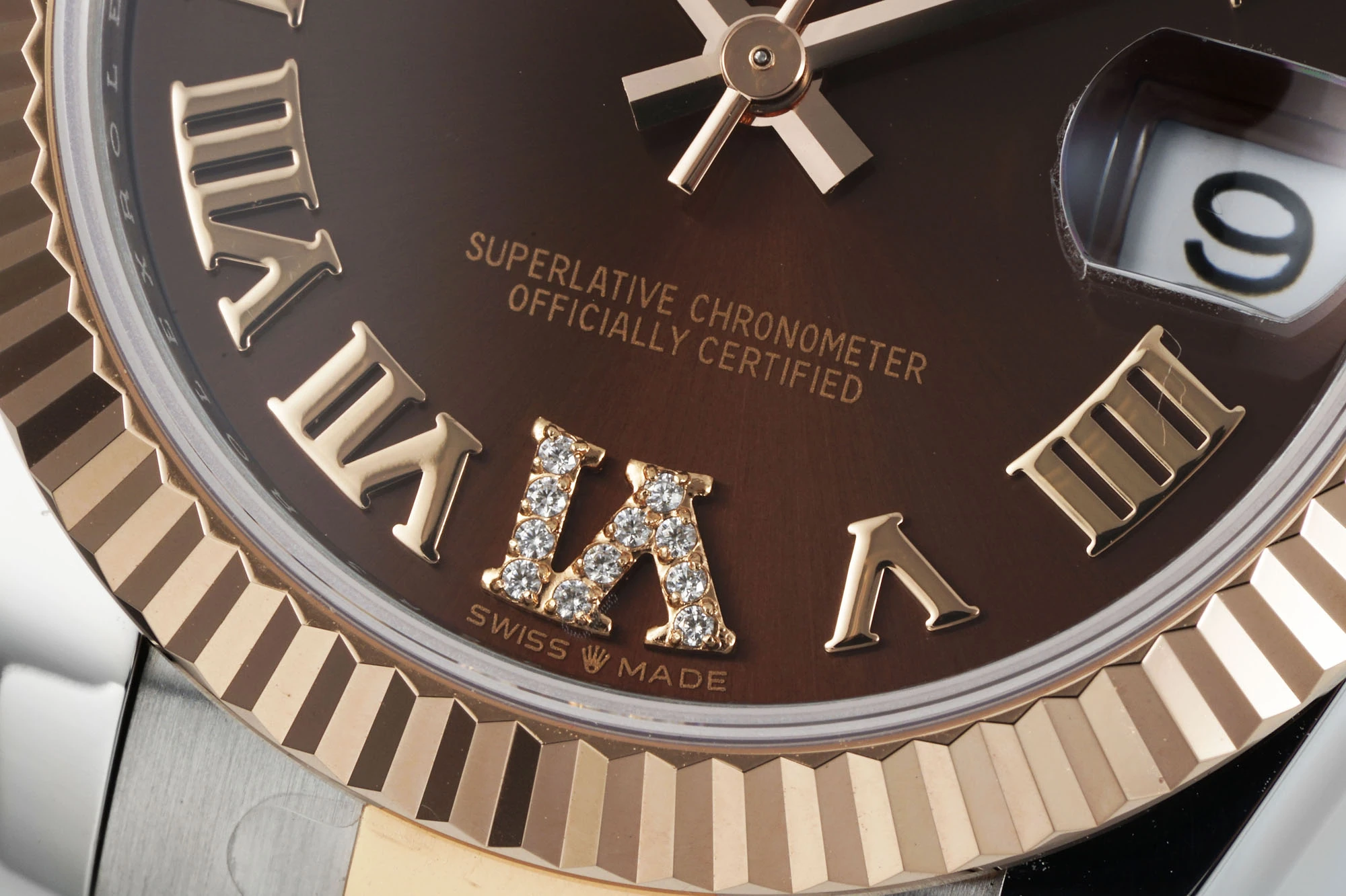 Rolex DateJust 31 278271 ARF 1:1 Best Edition 904L Steel Borwn Roman Dial on SS/RG Oyster Bracelet 20 731295a7e185fb2 AMO Watch