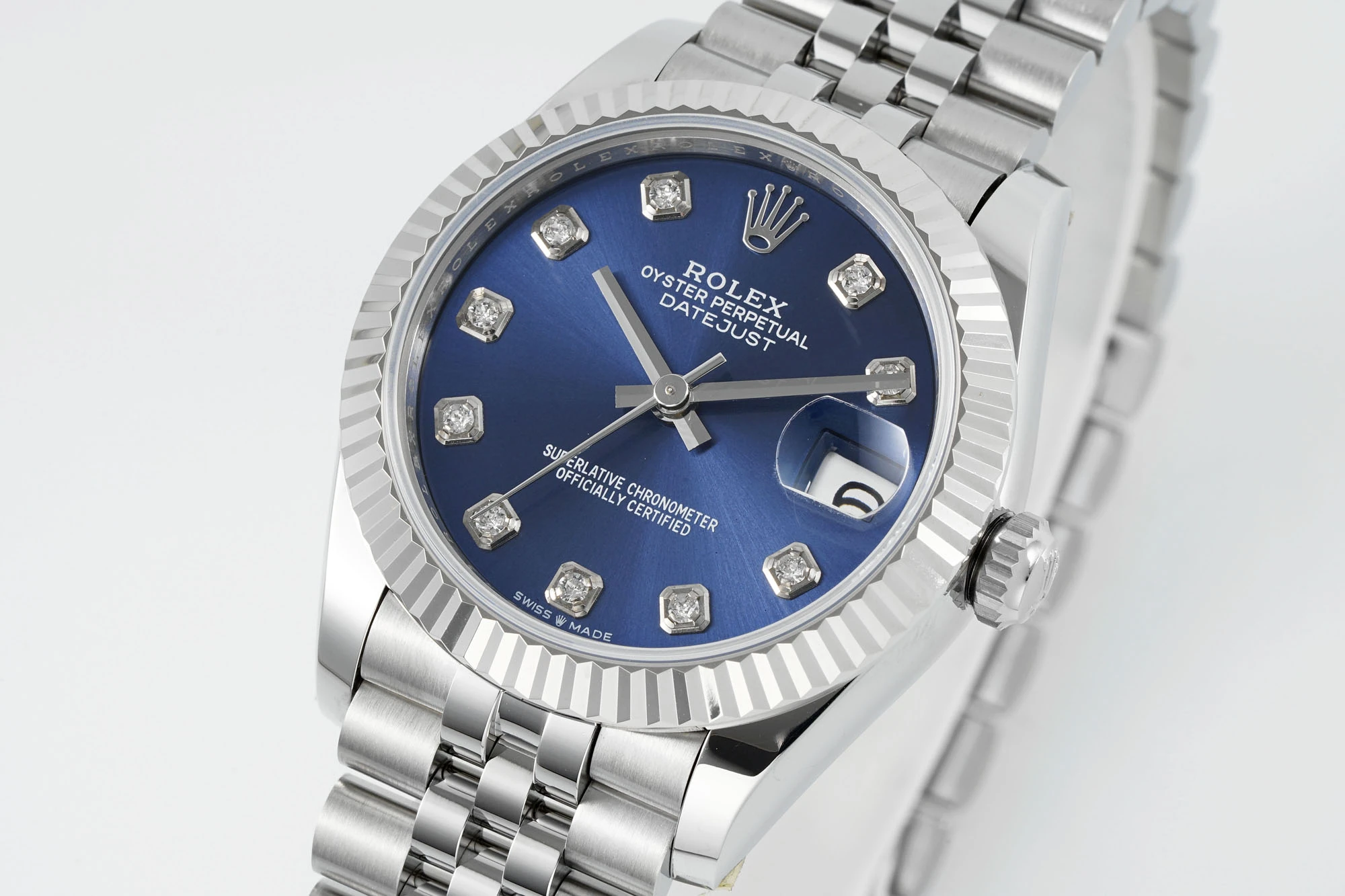Rolex DateJust 31 278274 ARF 1:1 Best Edition 904L Steel Blue Diamonds Dial on SS Jubilee Bracelet 21 75e7007293aafd7 AMO Watch